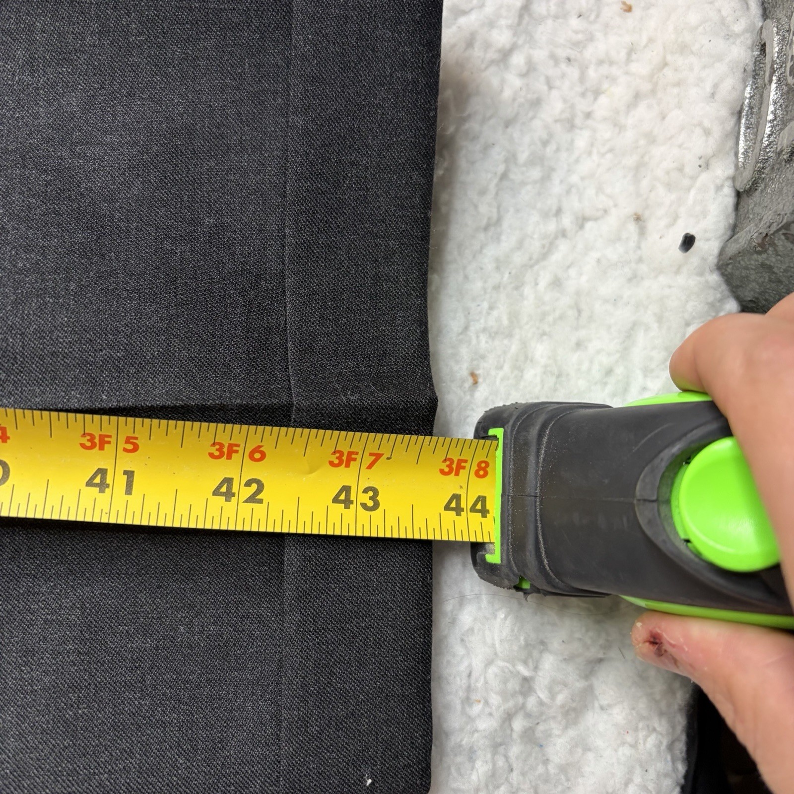 Vintage 1983 HUGO BOSS 44L/36×31 Double Breasted Peak Lapel Wool Suit USA