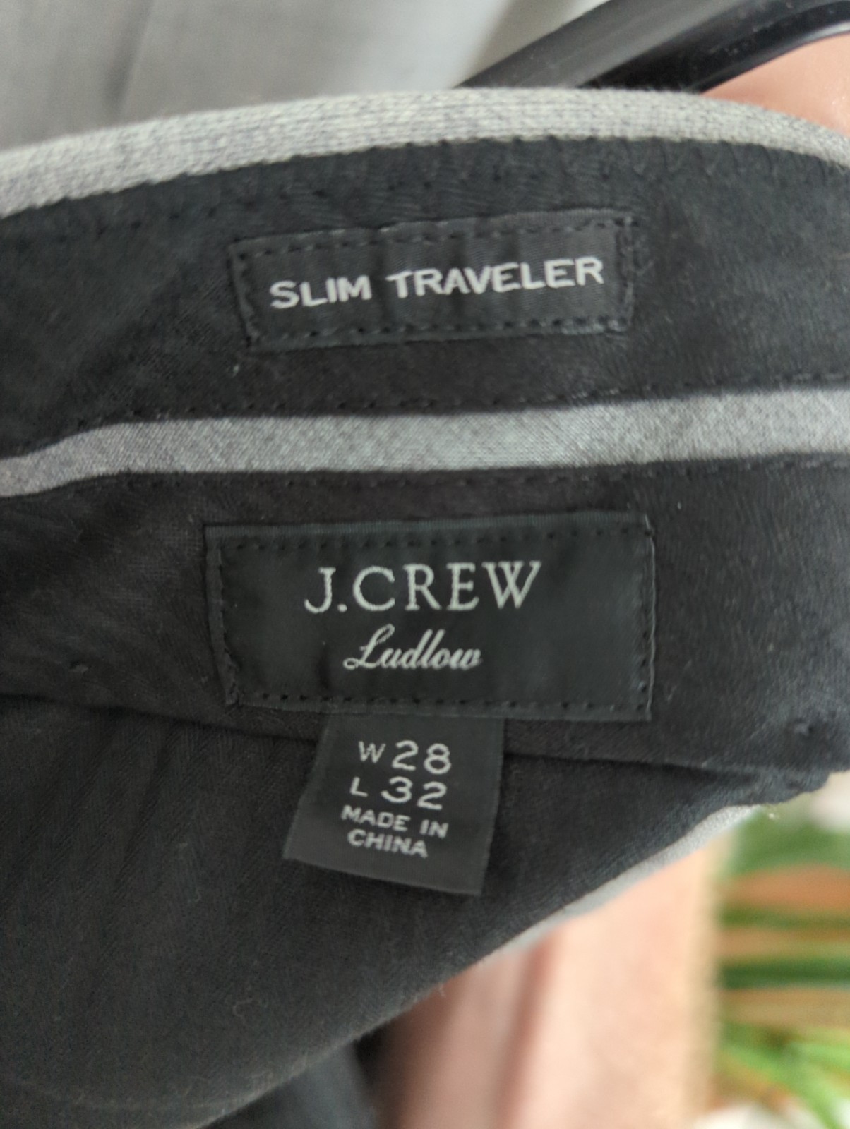 J Crew Ludlow Slim Traveler Suit 36R Gray Wool