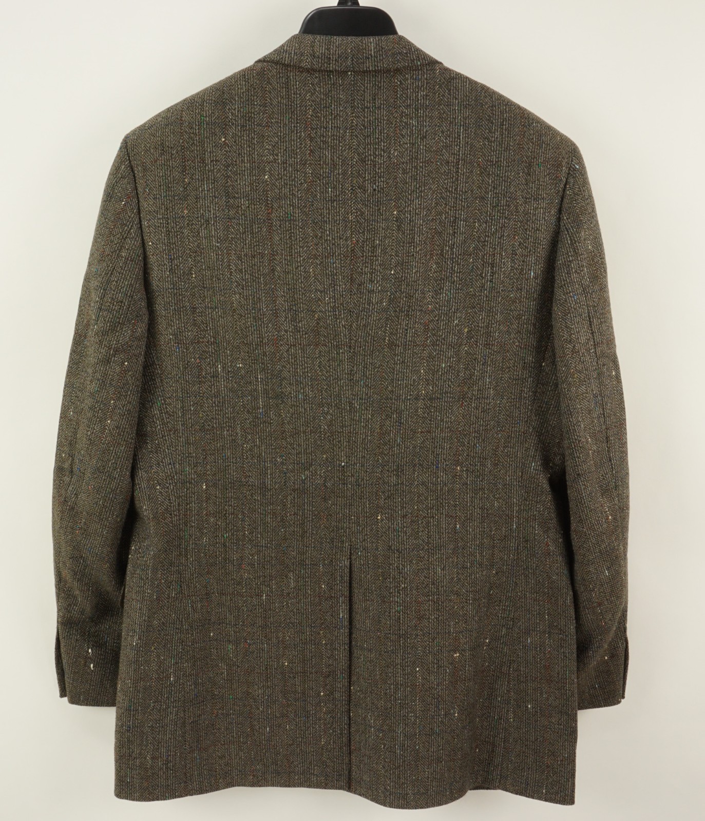 Dead Stock Vintage Rockabilly Atomic Fleck Sport Coat 42L Brown Hopsack 2 Button