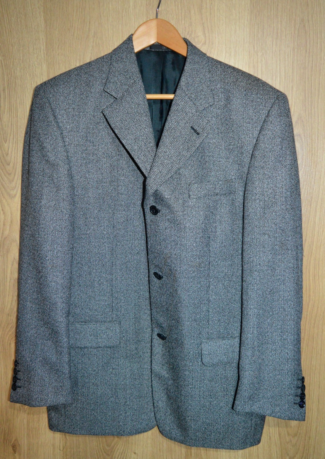Ciro Citterio Grey Wool Blend Blazer Jacket – Mens 40R