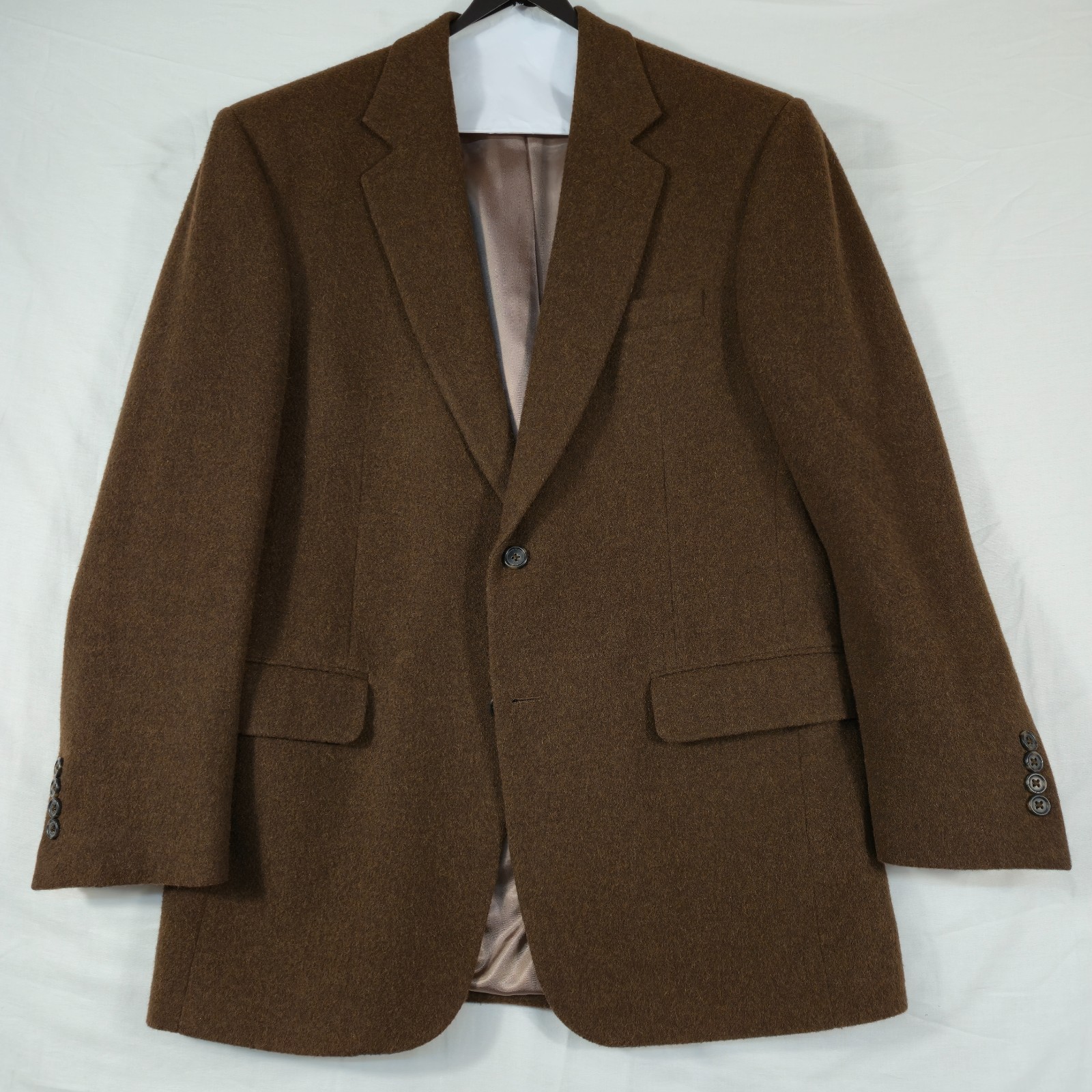 Jos.A.Bank Blazer Mens 40R Brown Camel Hair Formal Business 2 Button Jacket
