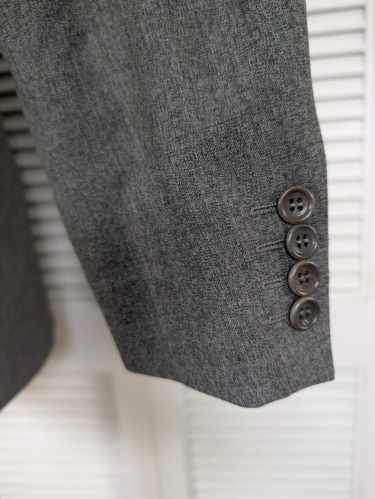 Vestimenta 2 Piece Suit Mens 42R Pants 34×32 Solid Brown Gray Wool