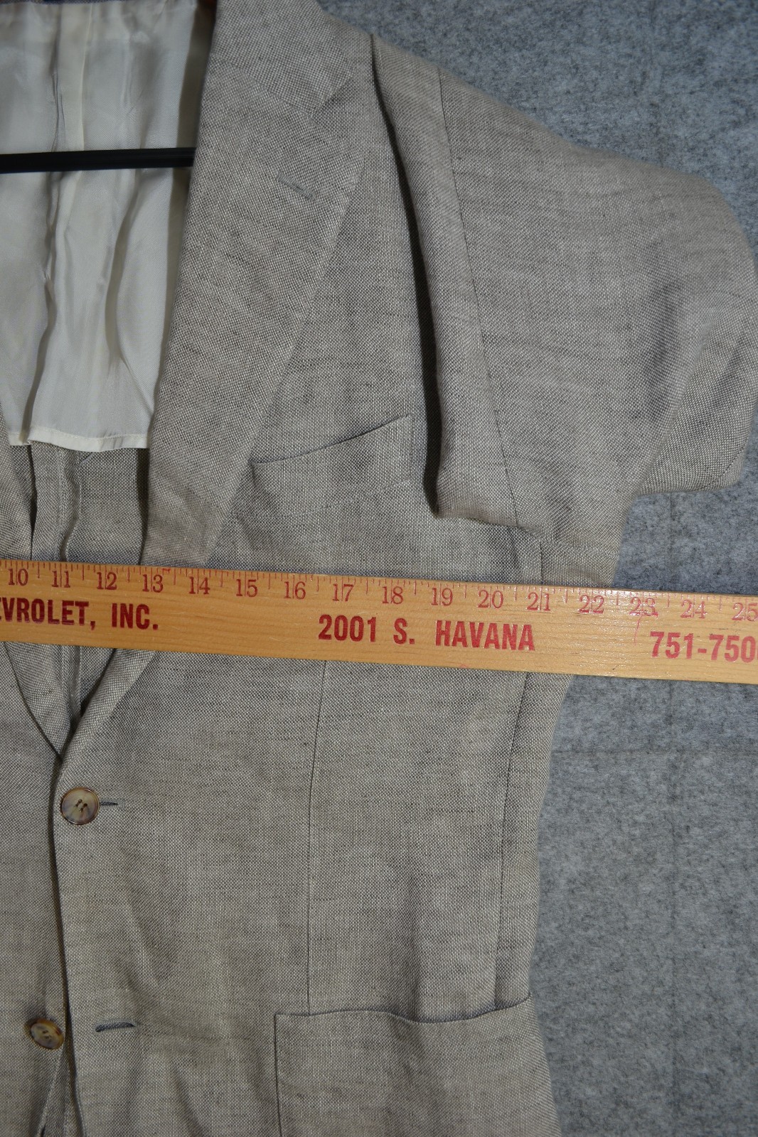 Suitsupply Mens 42 Pure Linen Blazer Italy Luxury Slim Unlined Jacket Sport Coat