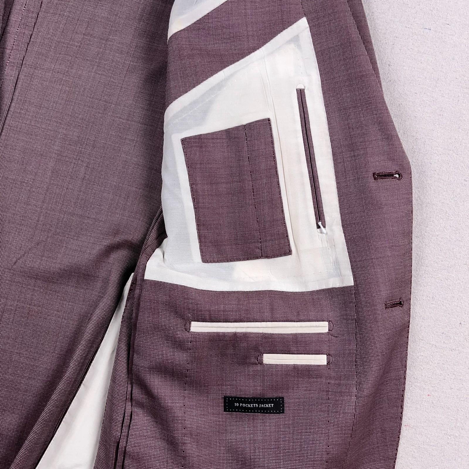 Ermenegildo Zegna Blazer Mens IT 56R / US 46R 10 Pockets Trofeo 600 Wool Silk