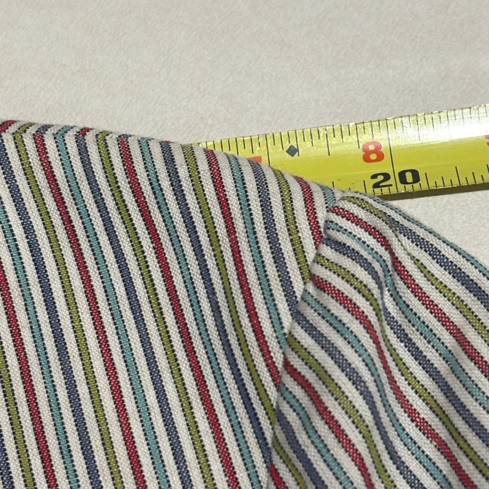 Robert Graham Mens 44 Classic Fit Linen Cotton Multi Color Stripe Blazer Jacket