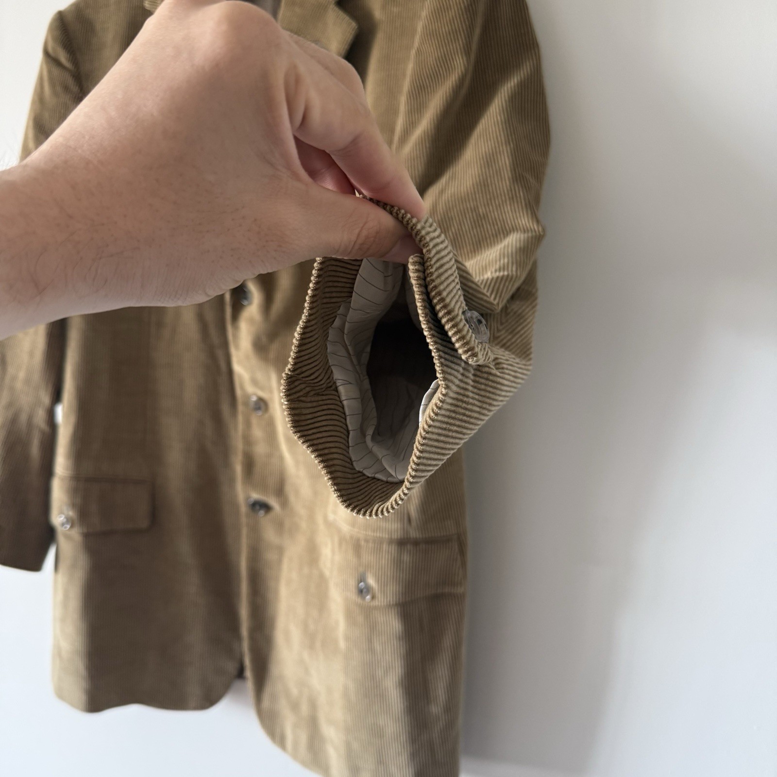 Ermenegildo Zegna CASHCO Corduroy Blazer Made In Italy Money SEE MEASUREMENTS