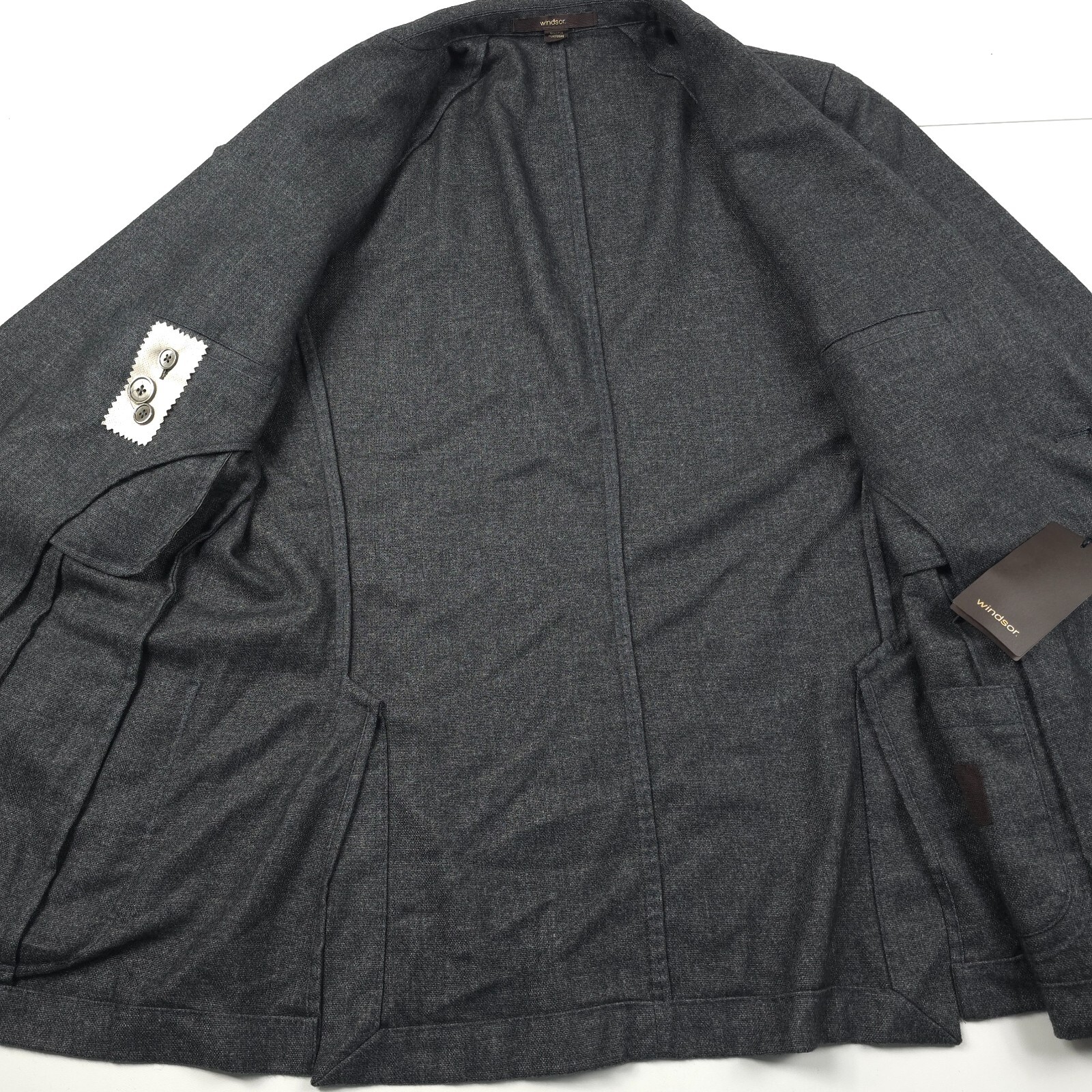 $1395 Windsor Giro D2 Unlined Cashmere Sport Coat Blazer Jacket Mens 44 (EUR 54)