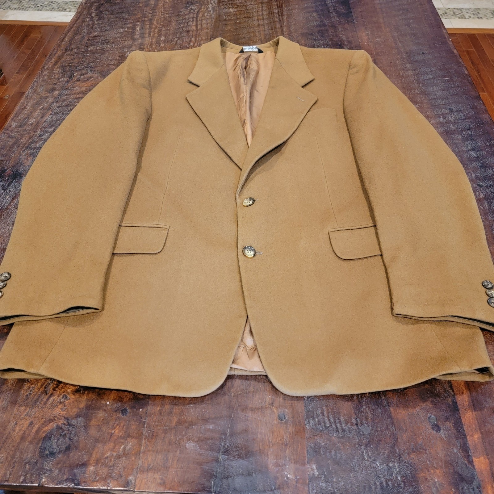 Vito Rufolo Blazer Wool Cashmere Blend Mens Sport Coat Size 44 LN Italian Made