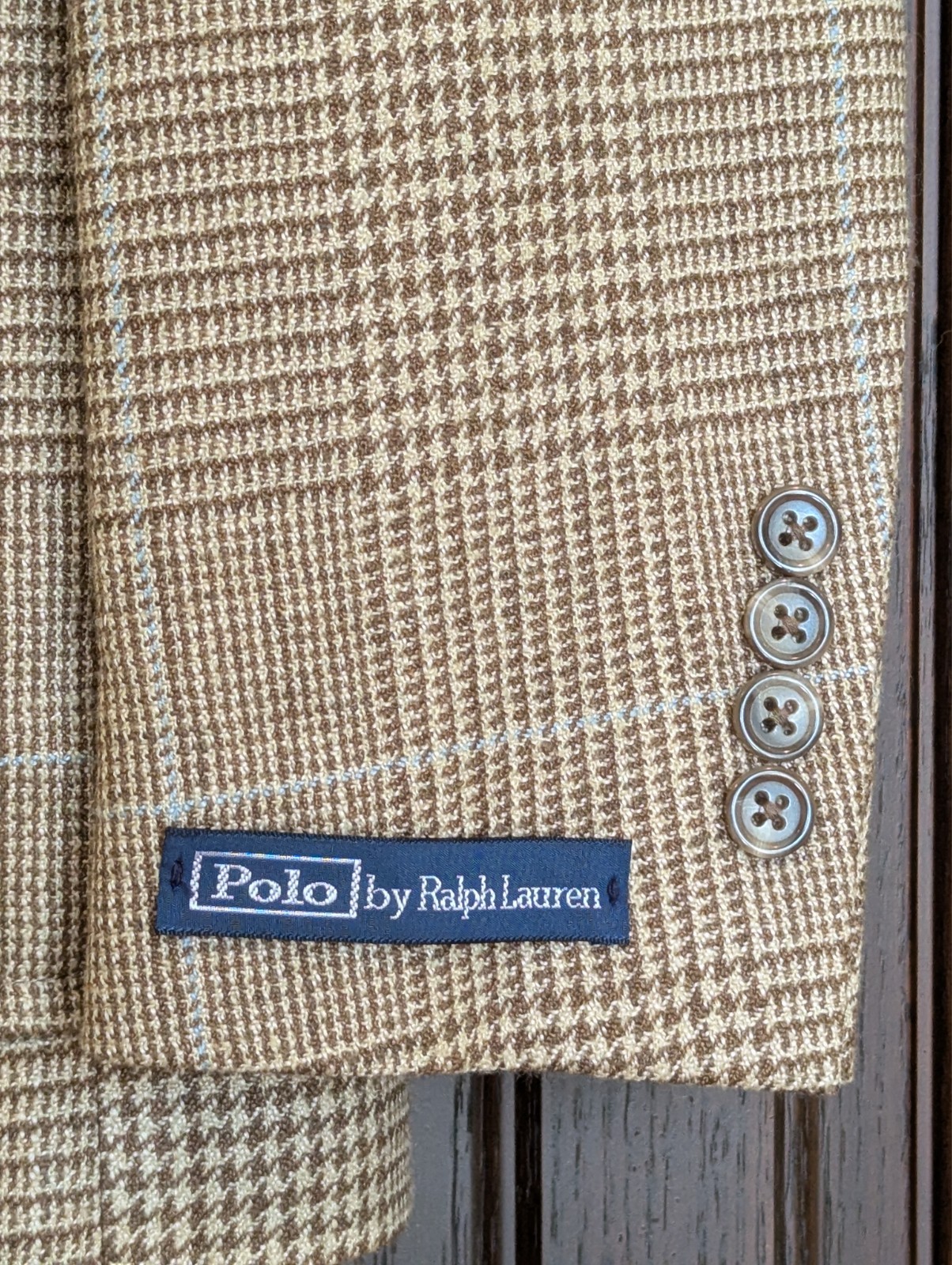 POLO Ralph Lauren Soft Tailored Plaid Summer Tweed Jacket, Size 38 R NWOT
