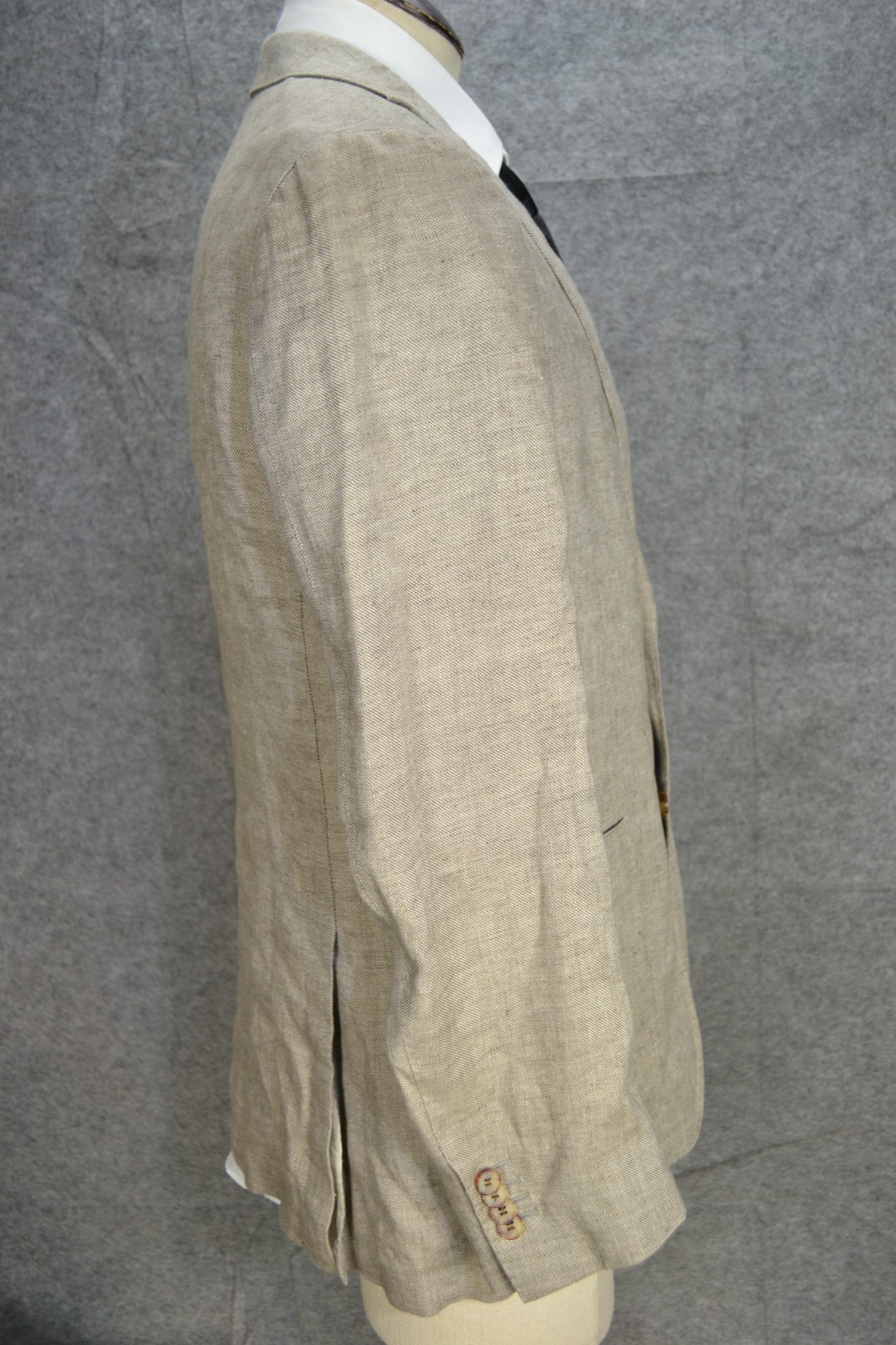 Suitsupply Mens 42 Pure Linen Blazer Italy Luxury Slim Unlined Jacket Sport Coat