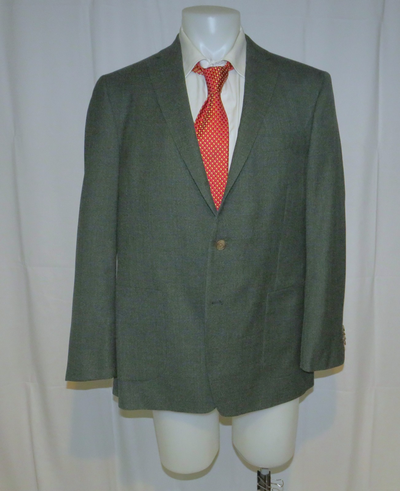 Brooks Brothers Custom Made Current Green Weave Sport Coat 3/2 42R NWOT