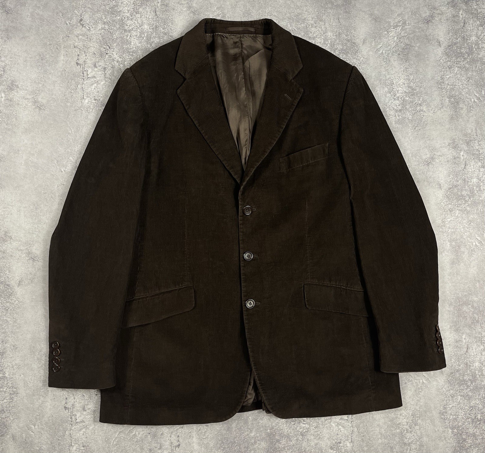 Cordings of Piccadilly Corduroy Blazer Jacket Brown Size US 44 EU 54