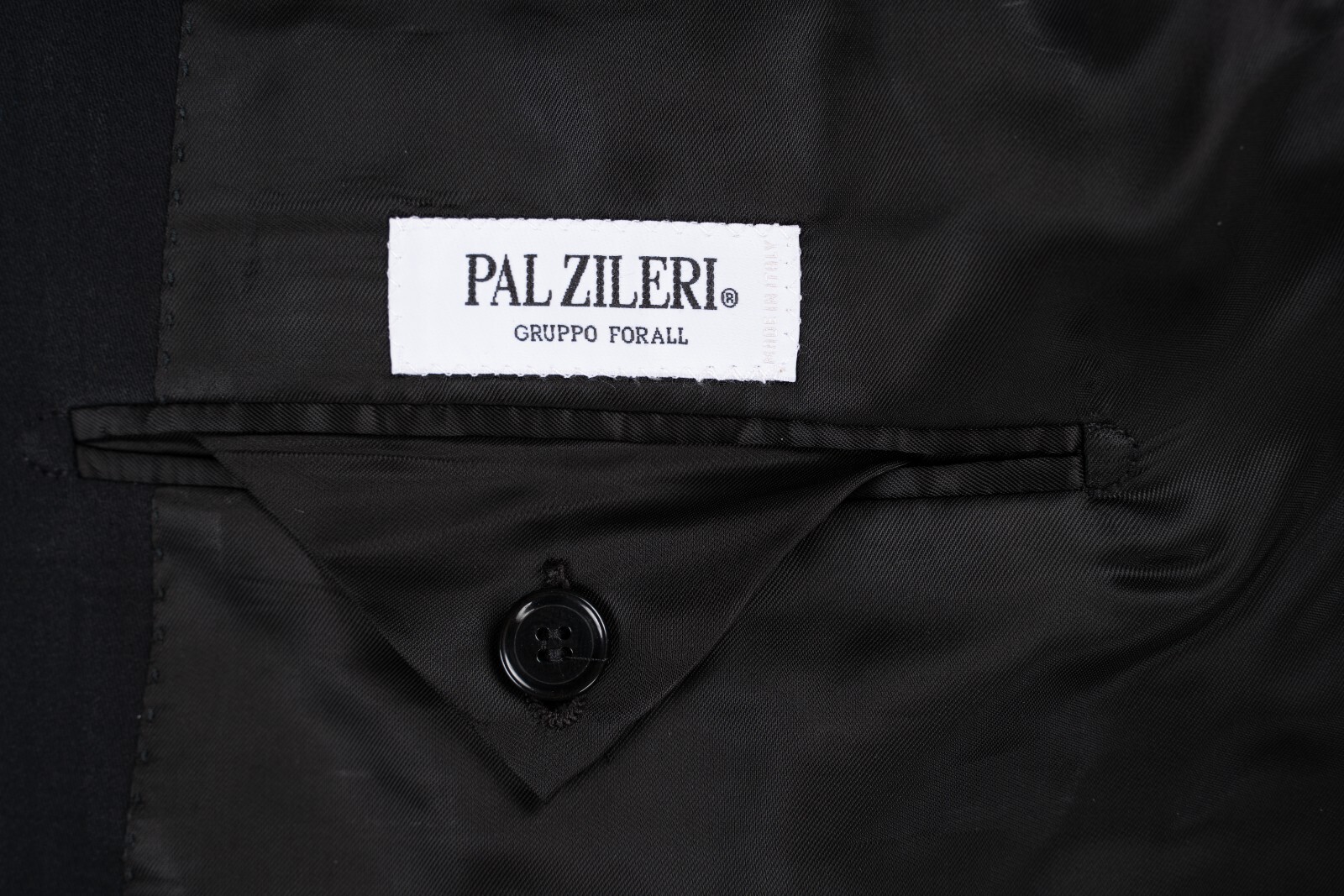 PAL ZILERI Black Wool Suit All Seasons 3 Button Regular Fit 40 L (EU 50) Drop 8