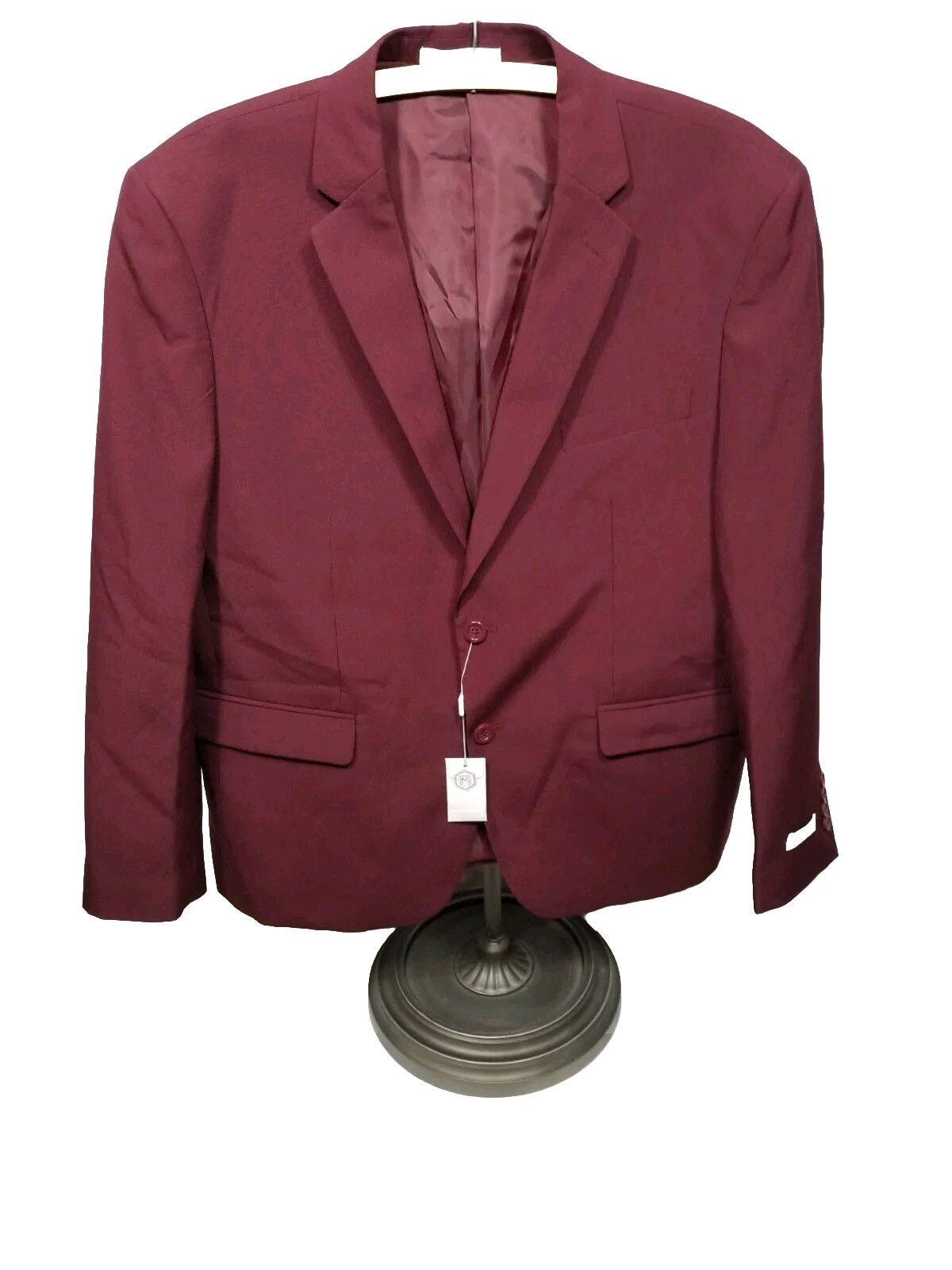 MDRN UOMA By Braveman New W/Tag Maroon Men’s Suit Jacket & Pants See Measurement