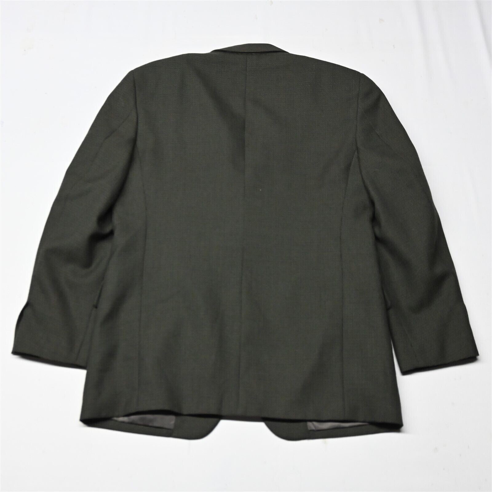 Franco Lanzetti 40R 30×28 Green Tweed Mens Sport Coat Jacket Pants Suit