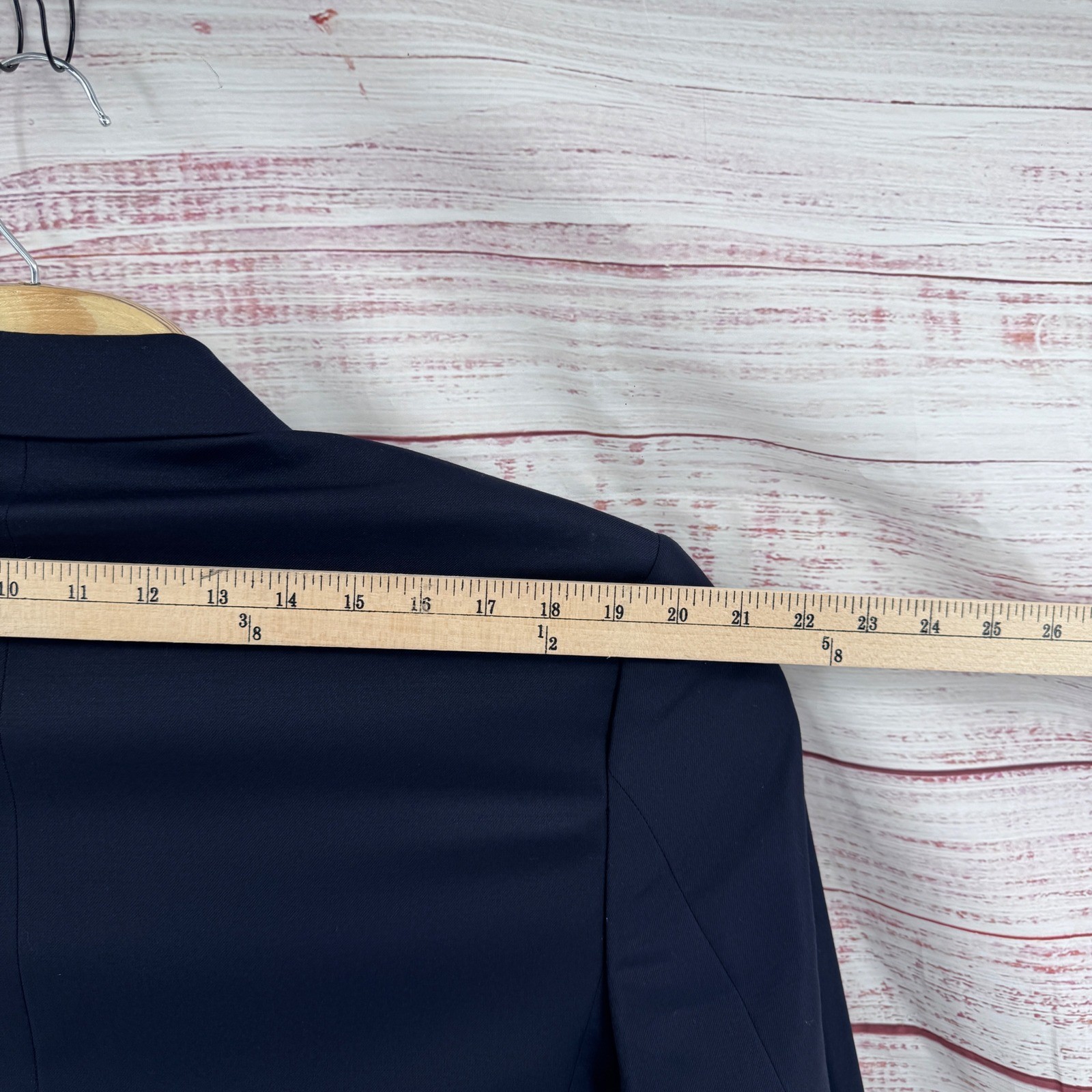 Lauren Ralph Lauren Blazer Mens 40L Navy Blue Wool Gold Crest Buttons