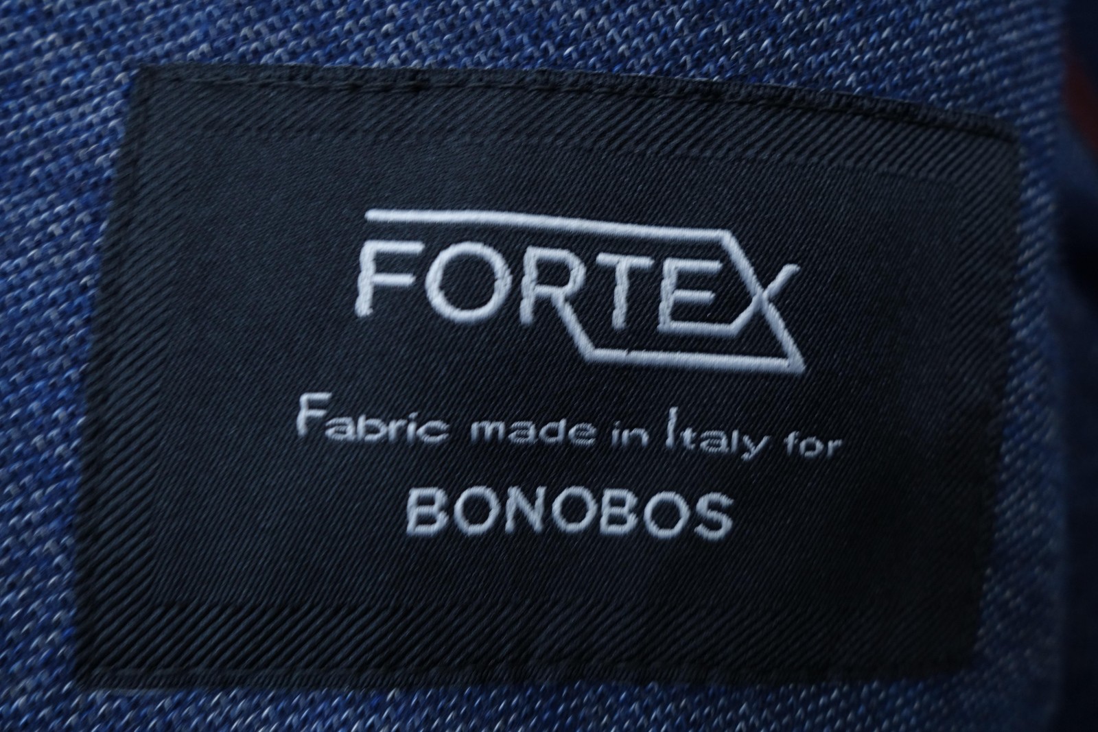 Bonobos Sport Coat Mens 48L Blue Jersey Knit Slim Fit Blazer Jacket Casual