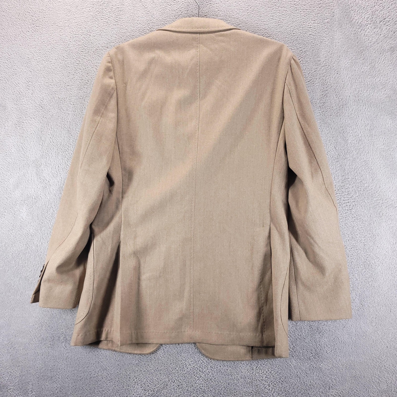 Suitsupply Blazer Mens 48 Beige Wool Cashmere Havana Slim Lanificio Rogna