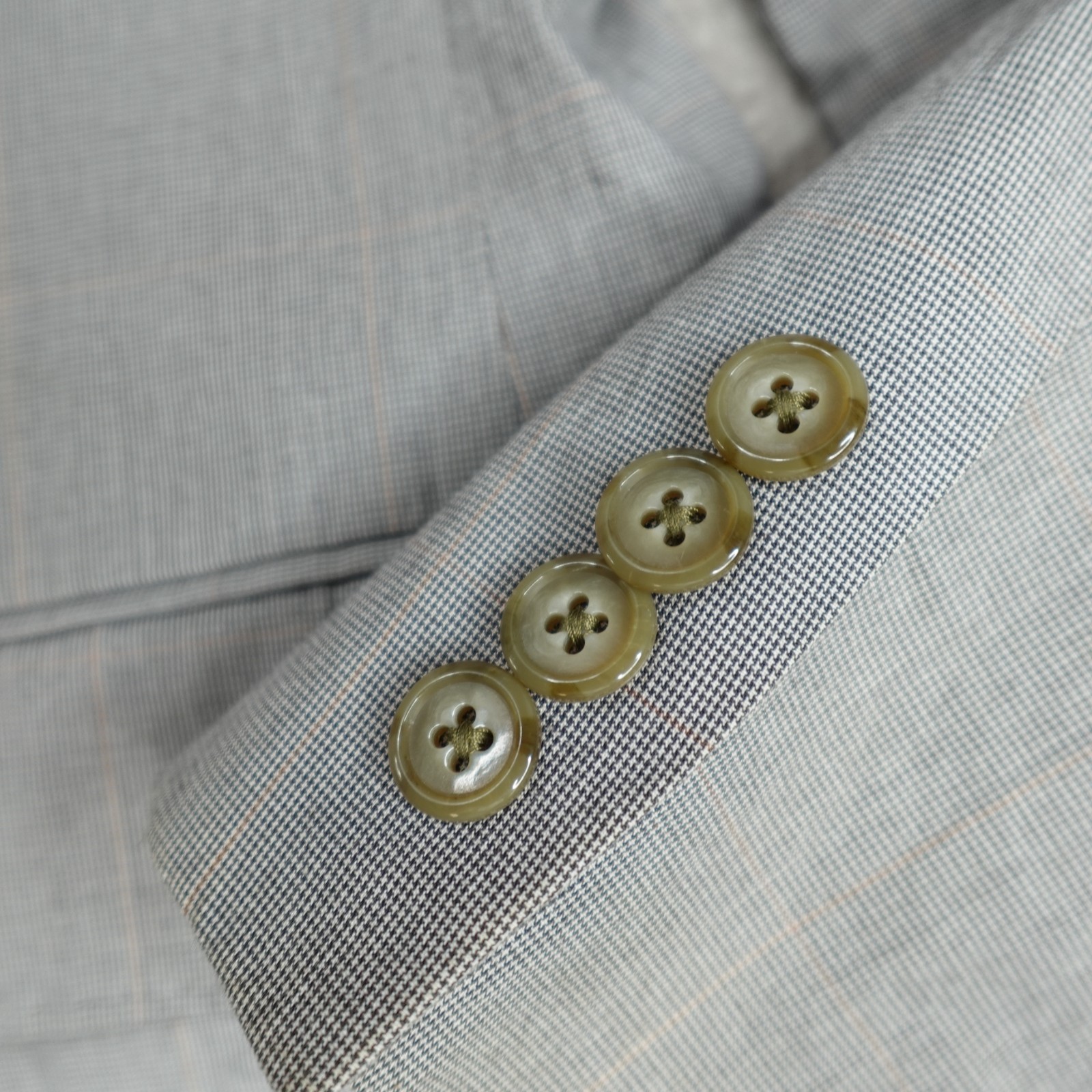 J.Crew Sport Coat 38S Gray Ludlow Slim Unstructured Unlined Japanse Windowpane