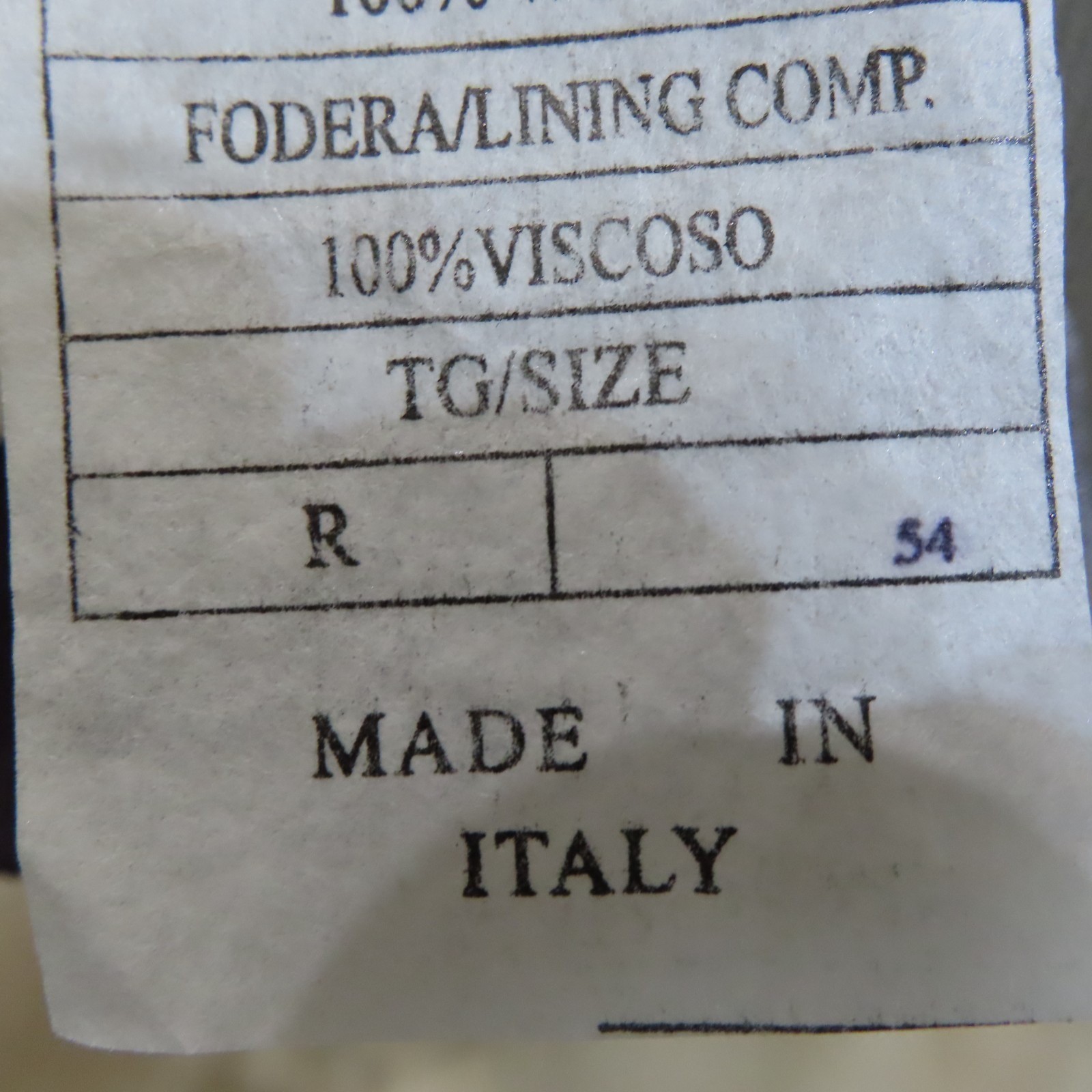 Mario Ferretti Italy 54R 44R Loro Piana Super 130s Merino Wool Blazer As Is