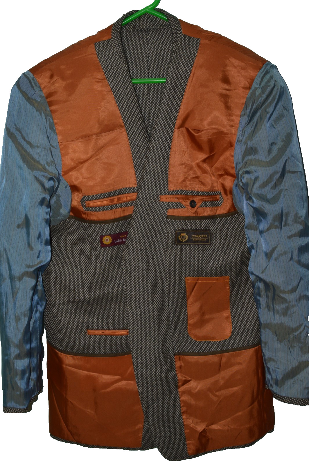 NEW EU 54L US 44L SORRANI Lanificio Barberossa Tweed Hacking Hunting Jacket blaz