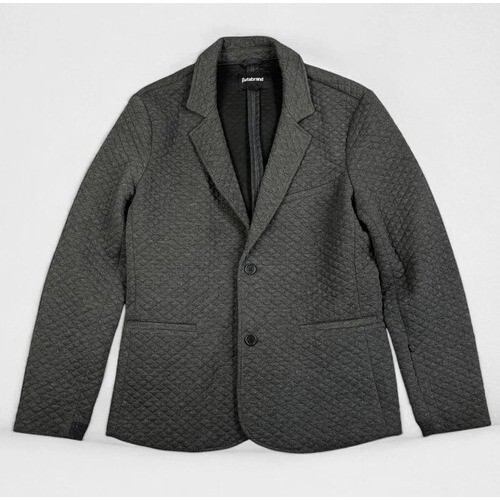 NWOT Betabrand Gray Long Sleeve 2 Button Sport Quilted Blazer Men L China