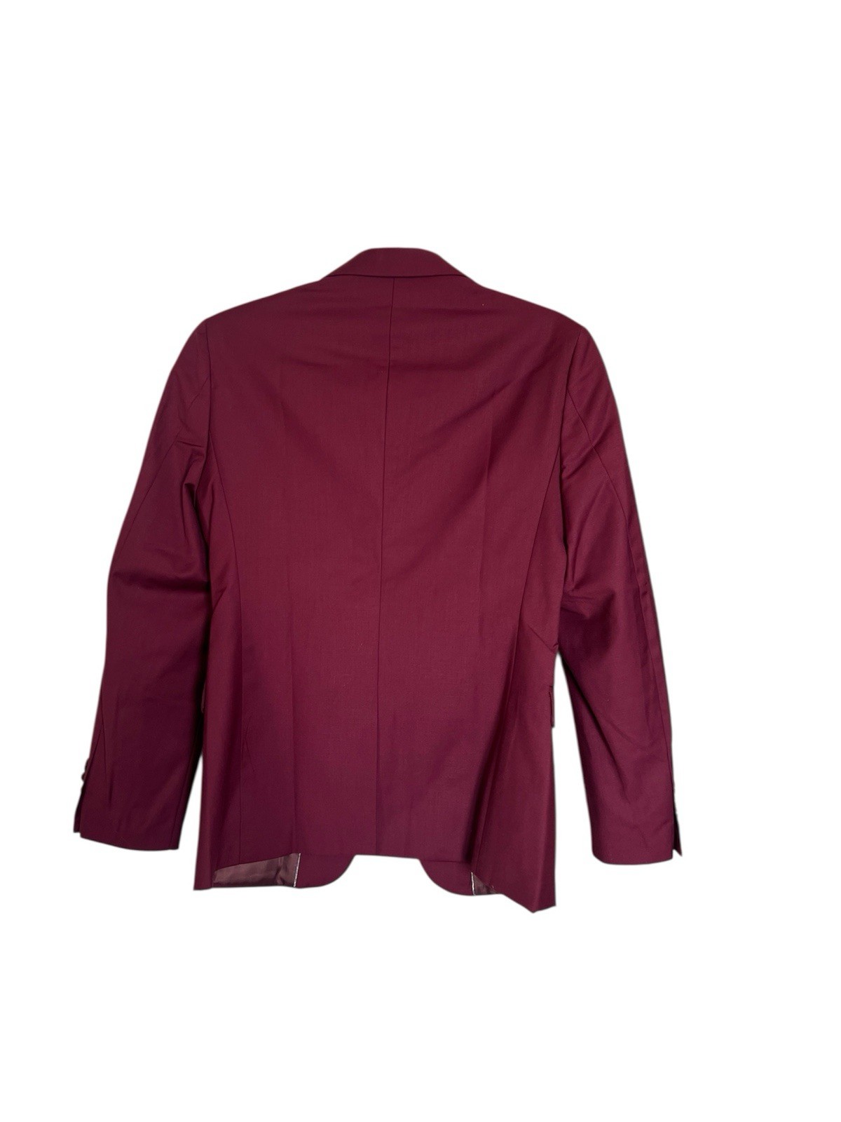 NWT Mogu Men Jacket only Size 30 Burgundy 100% Polyester