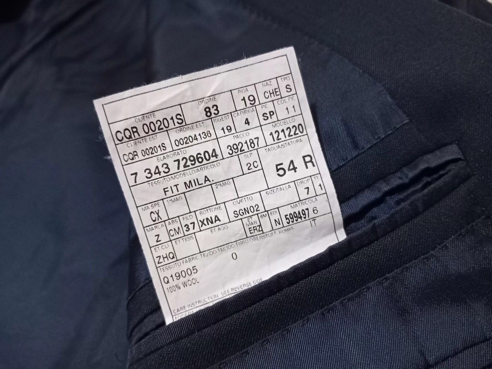 Ermenegildo Zegna All Seasons Mila Wool Blazer Jacket Black Men Size 54