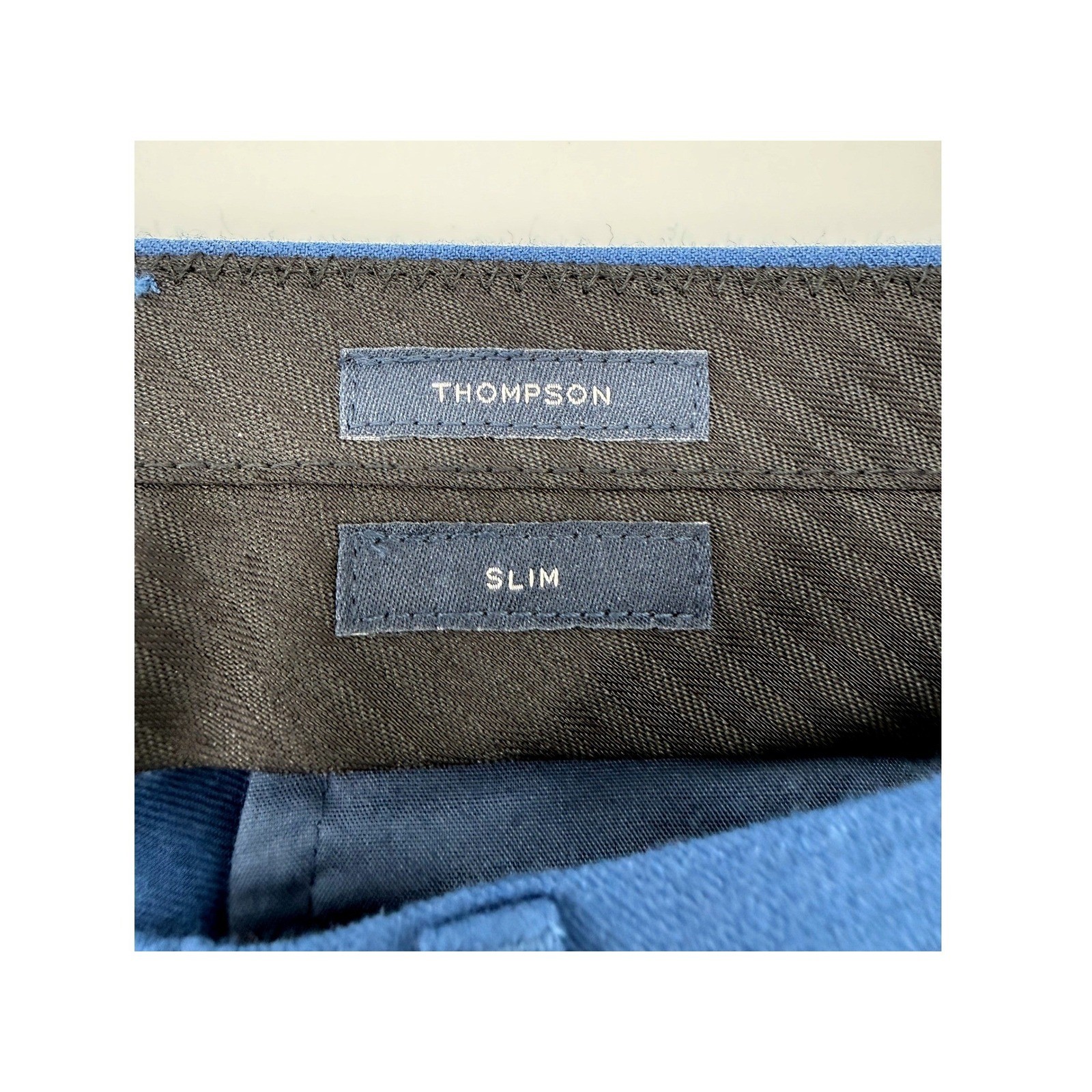 J Crew Suit Mens 40R Blue Thompson Blazer Pants 32×30 Slim Wool Blend