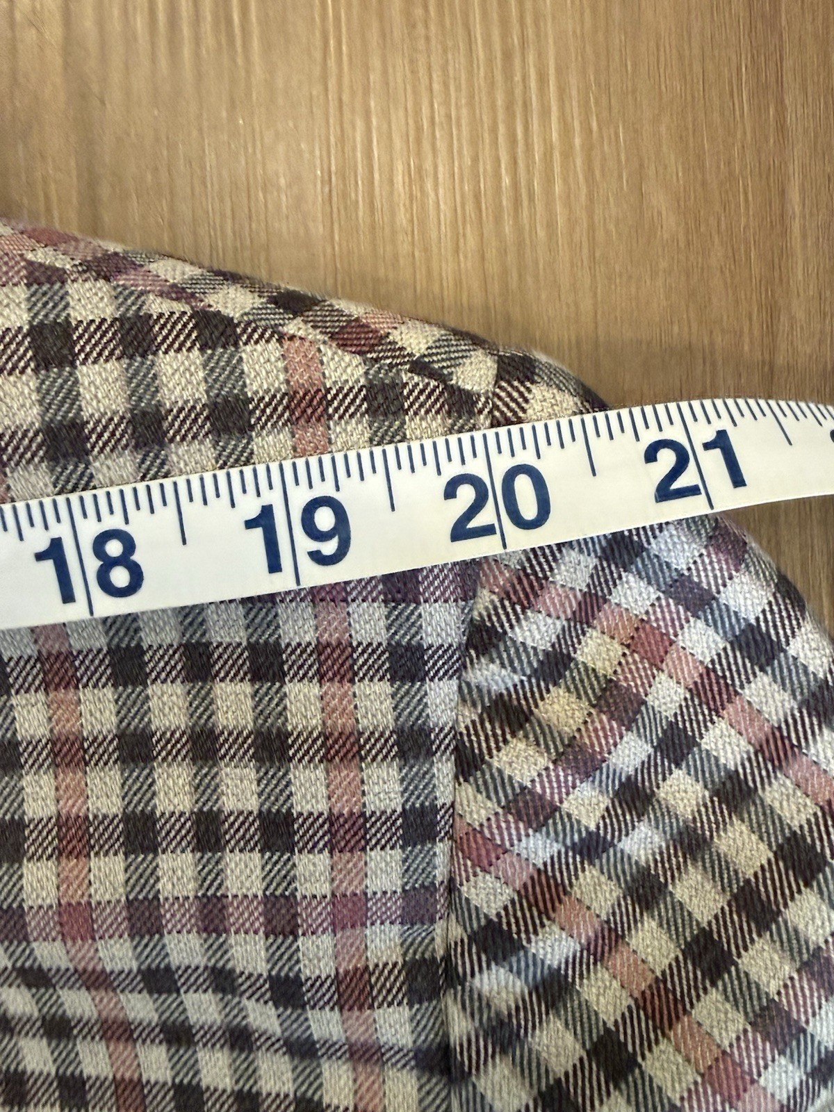 Isaia Napoli Sport Coat 54 EU 44R Check Plaid 100% 120’s Wool Italy Blazer