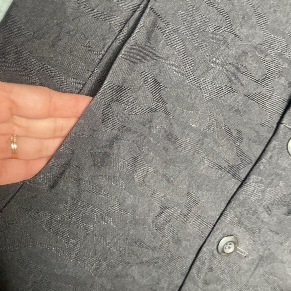 NWT kazuyuki kumagai attachment stretch jacquard blazer jacket size 4
