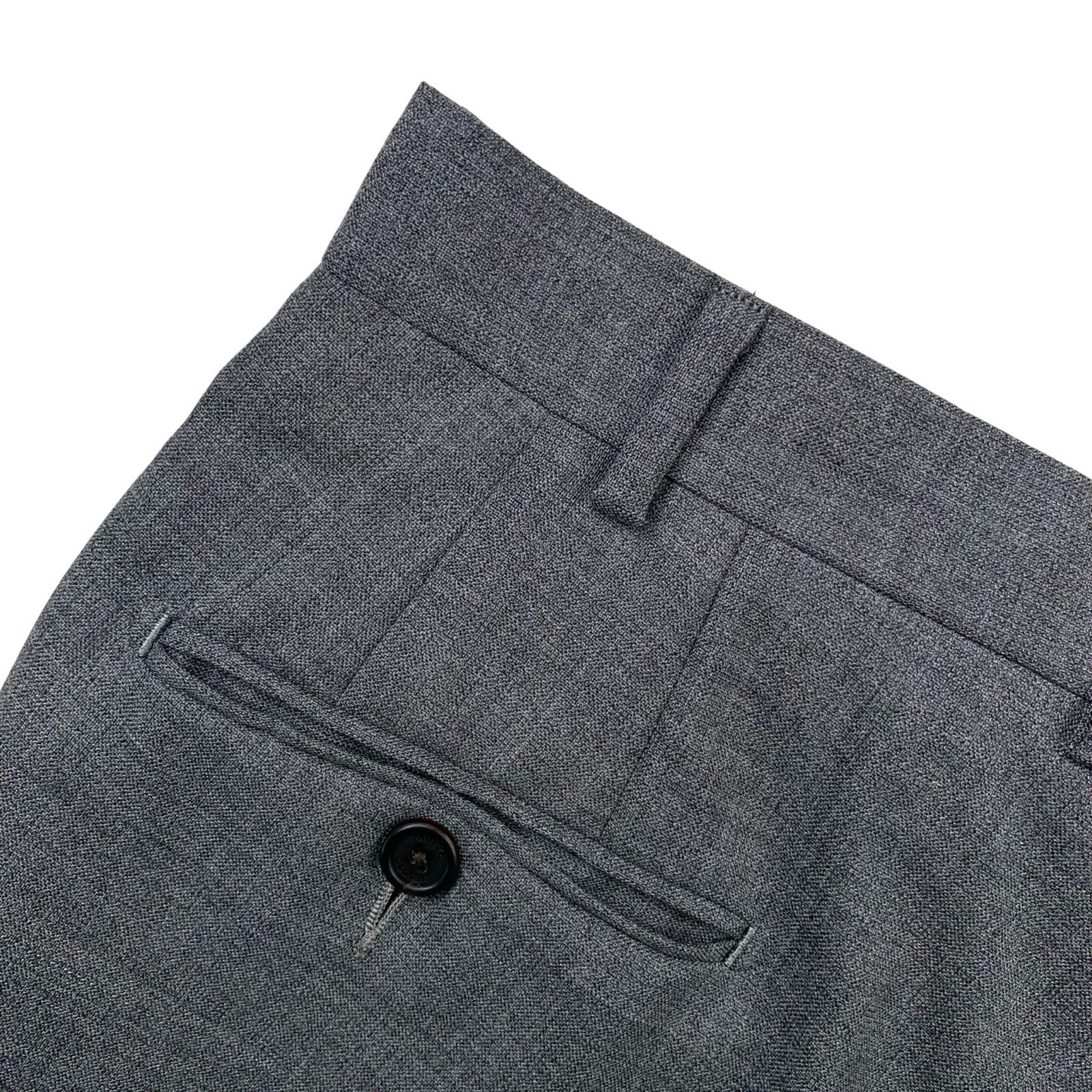 Mint! 40 R Proper Cloth X V.B.C. » 21 Micron » Merino Wool Solid Grey Suit
