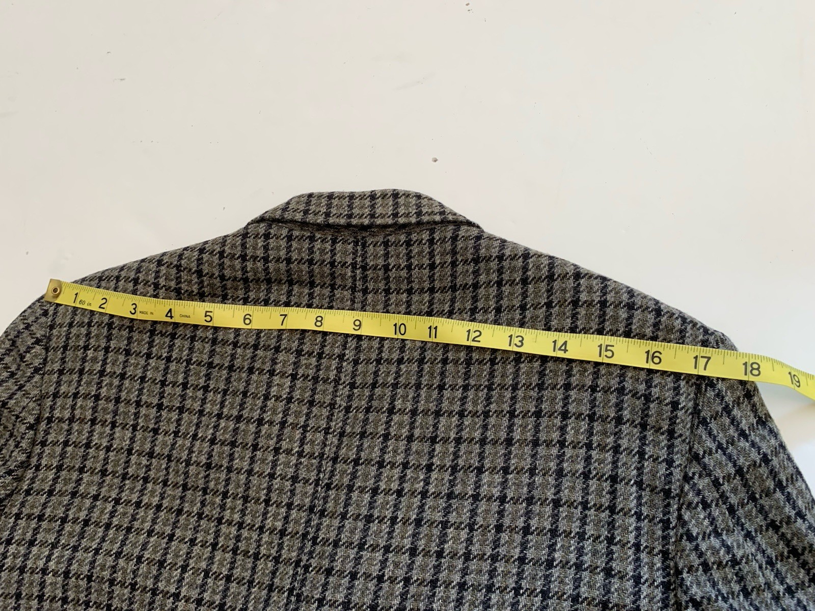 Vintage Tweed Houndstooth Men’s Wool Blazer Robert Hall Medium SEE PHOTOS