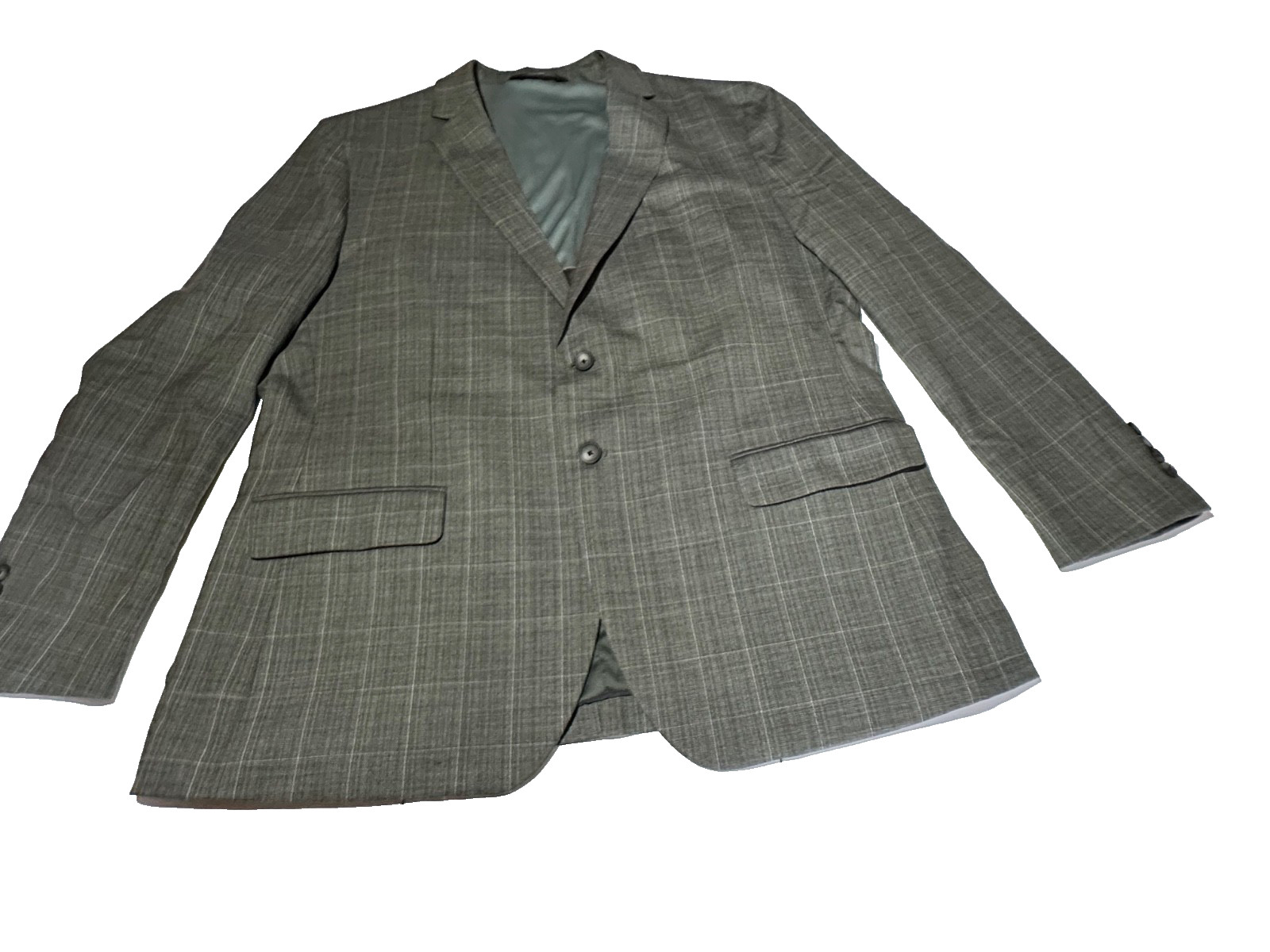 Jos A Bank Traveler Suit Jacket 48 R Gray Travel Tech Slim Fit Relaxed Tailoring