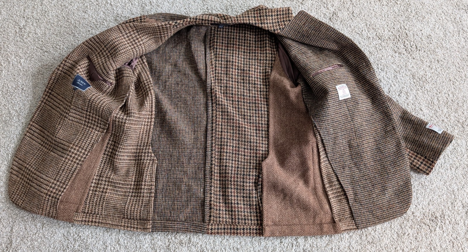 J Crew blazer Kenmare Harris Tweed Scottish wool limited edition mens 41R