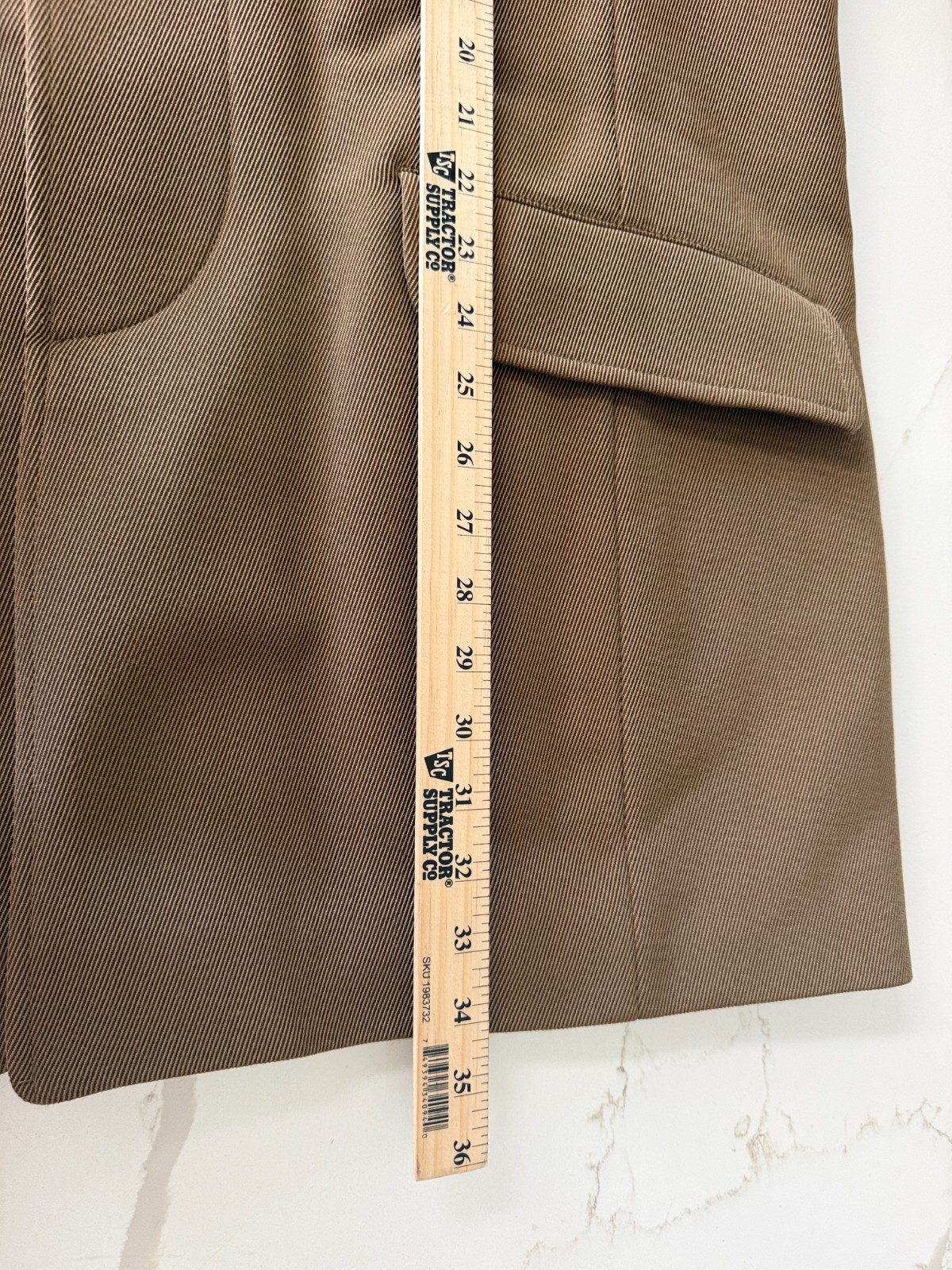 Corneliani Italy Men’s US 44 EU 54 Wool Blend Overcoat Bronze/Brown Car Coat