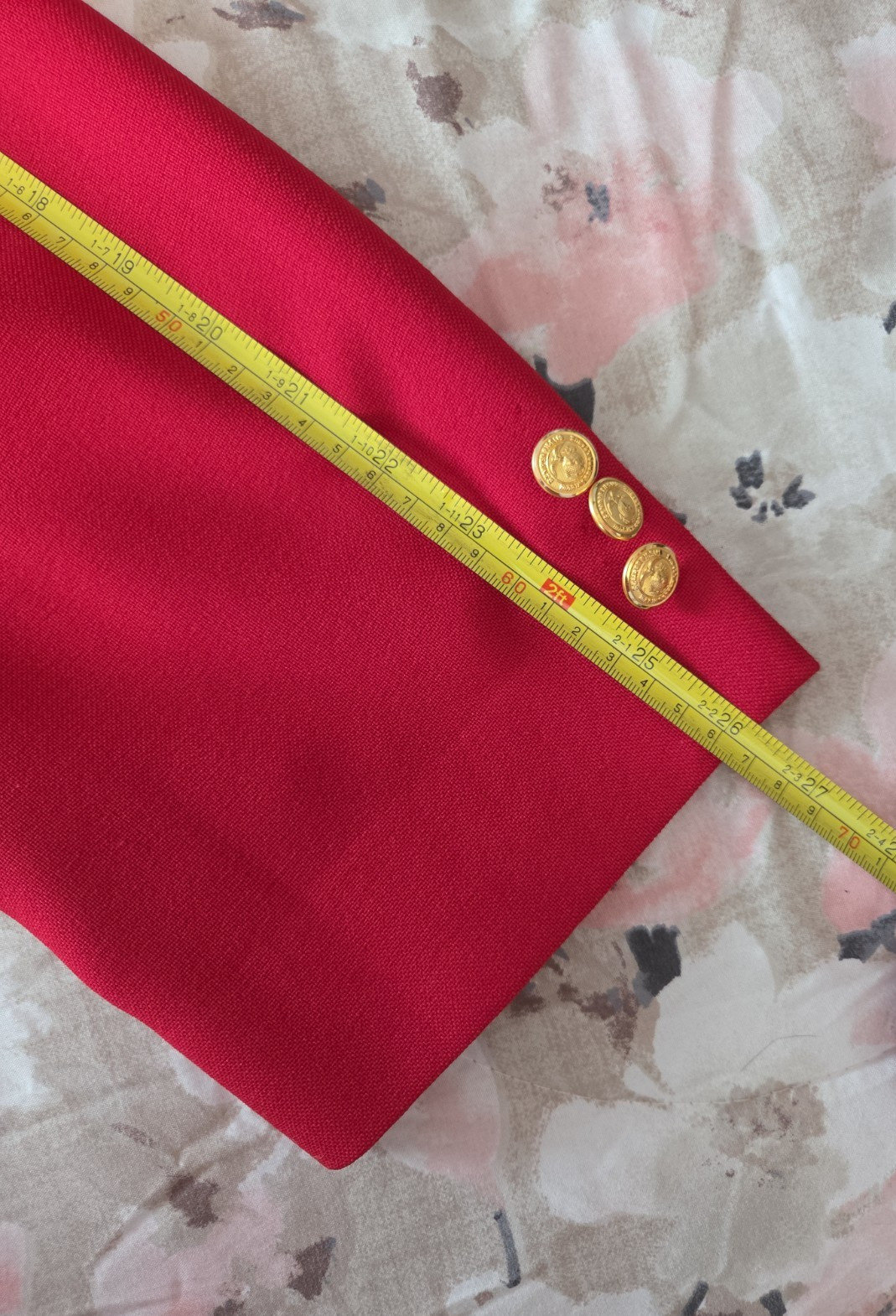 NEW Old Stock The Marine Shop Mens 48R Red Scarlett Blazer Sport Coat USMC