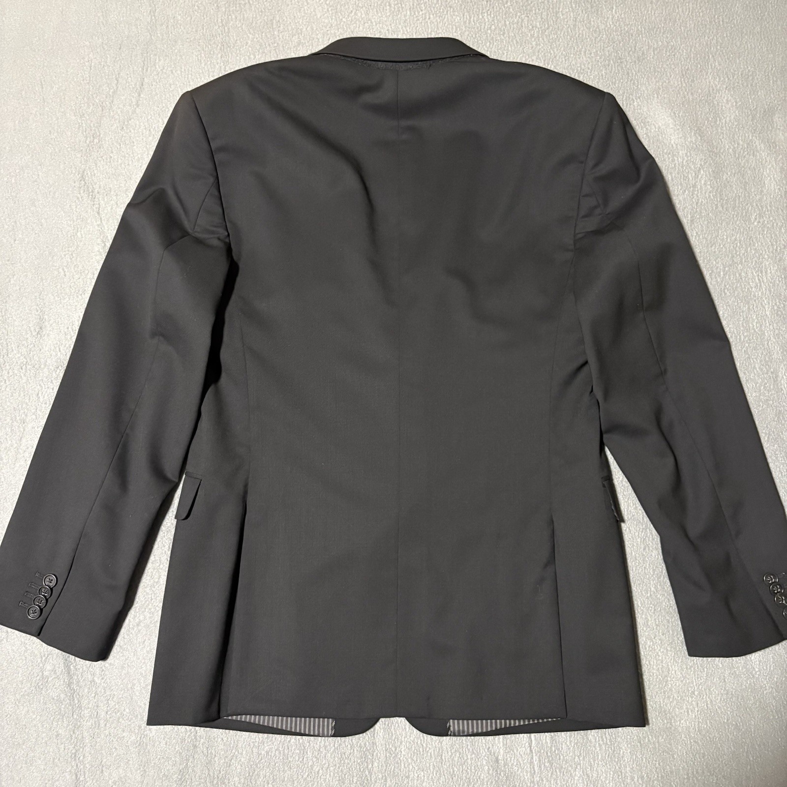 Banana Republic Blazer 40R Black Marzotto Super 120’S Standard Fit Suit Jacket