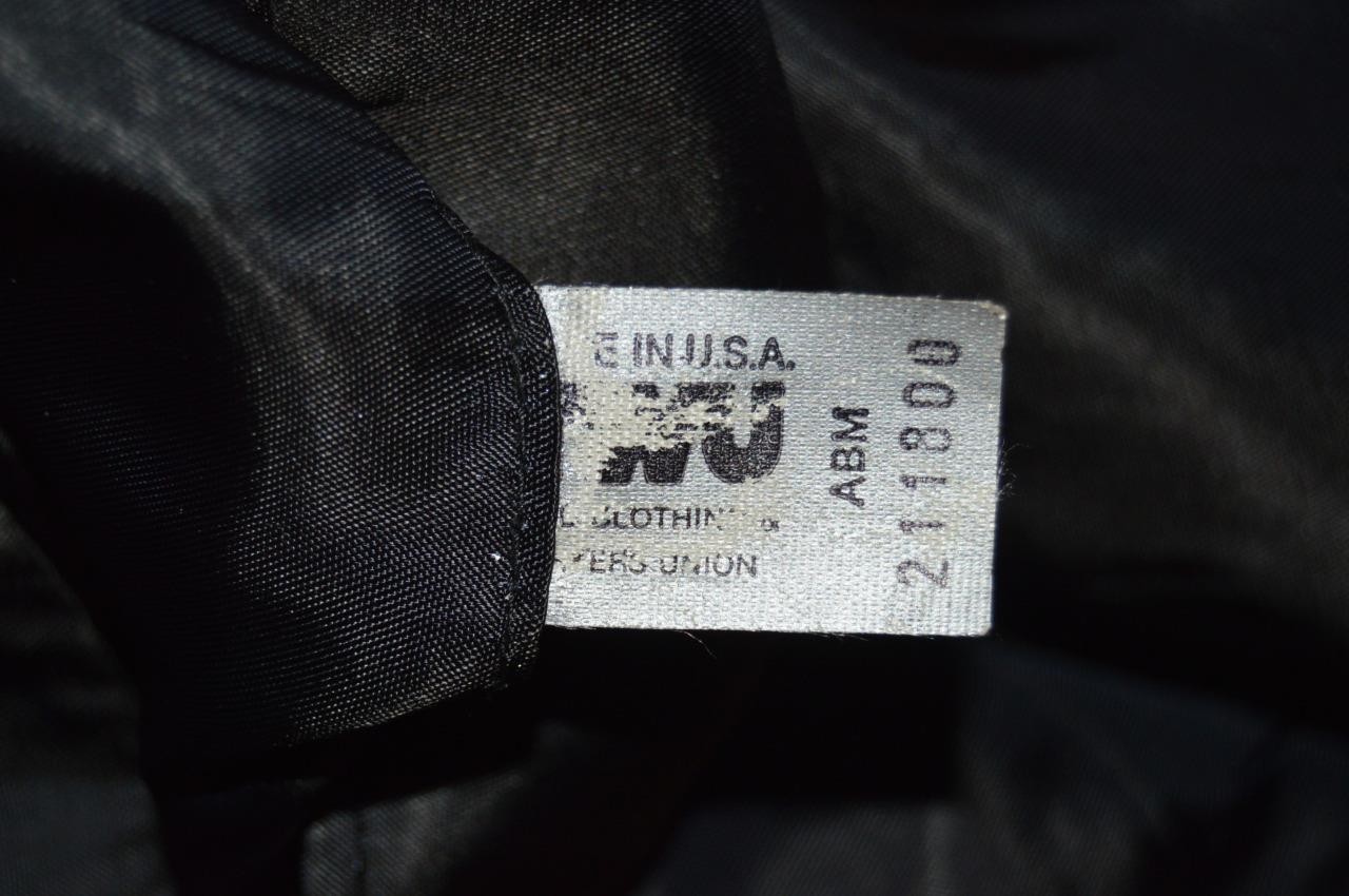 Southwick USA 46 L warm flannel wool navy blue Waterbury gold button blazer g0j4