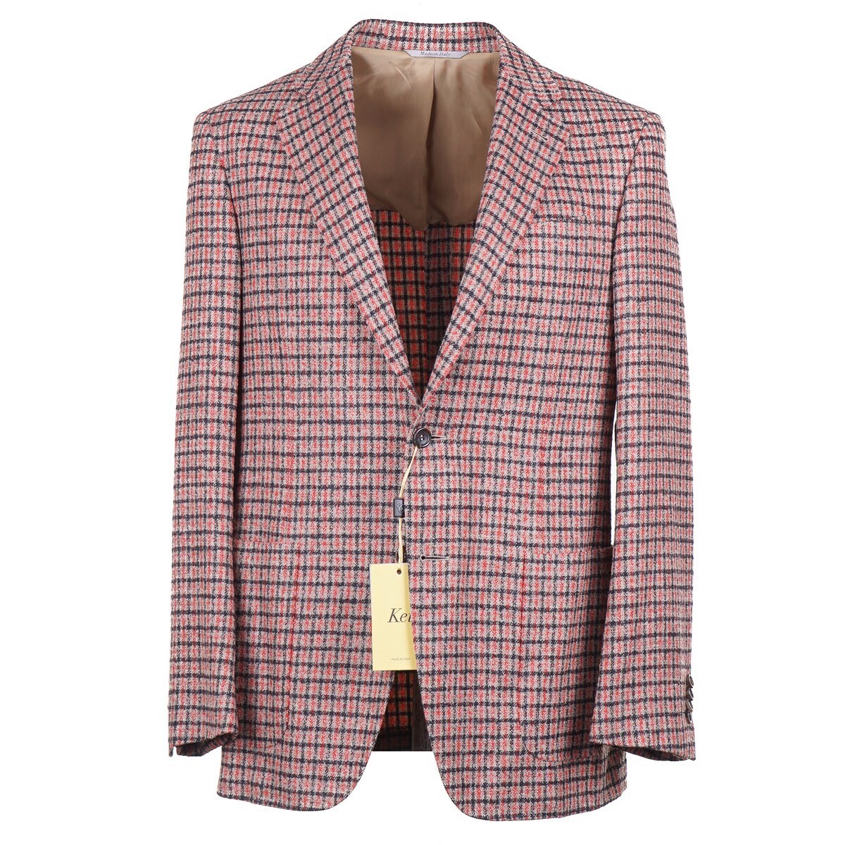 Canali ‘Kei’ Slim-Fit Soft Woven Flannel Wool Sport Coat 42R (Eu 52) NWT