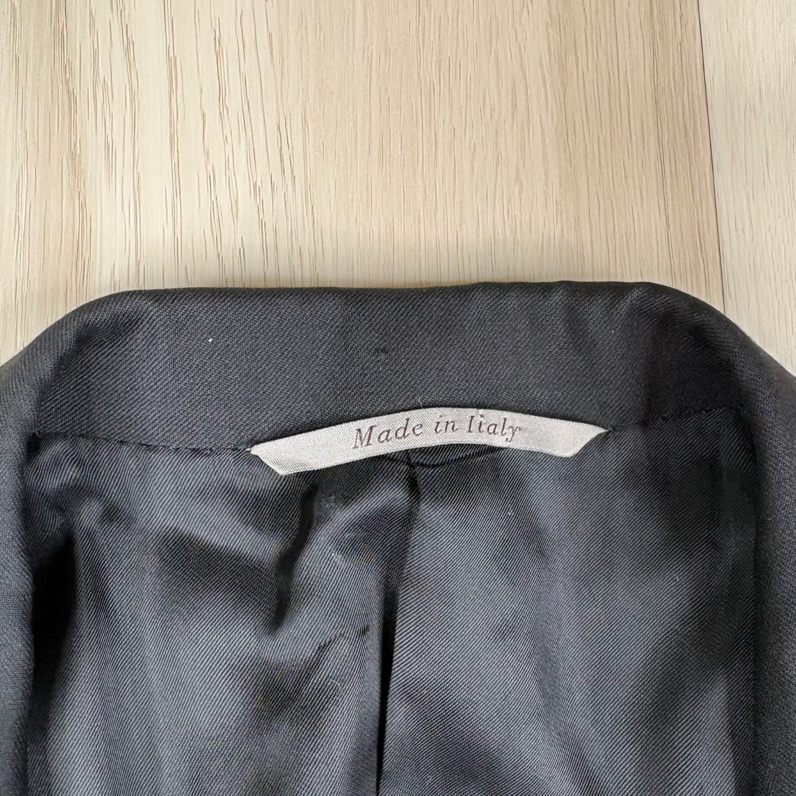 Canali Men’s Black Wool Classic Fit Notch Lapel Two Button Blazer Jacket Size XL
