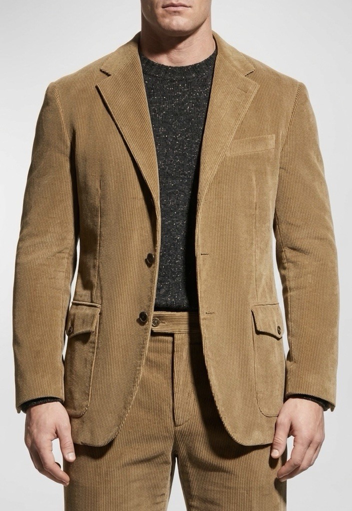 Ermenegildo Zegna CASHCO Corduroy Blazer Made In Italy Money SEE MEASUREMENTS