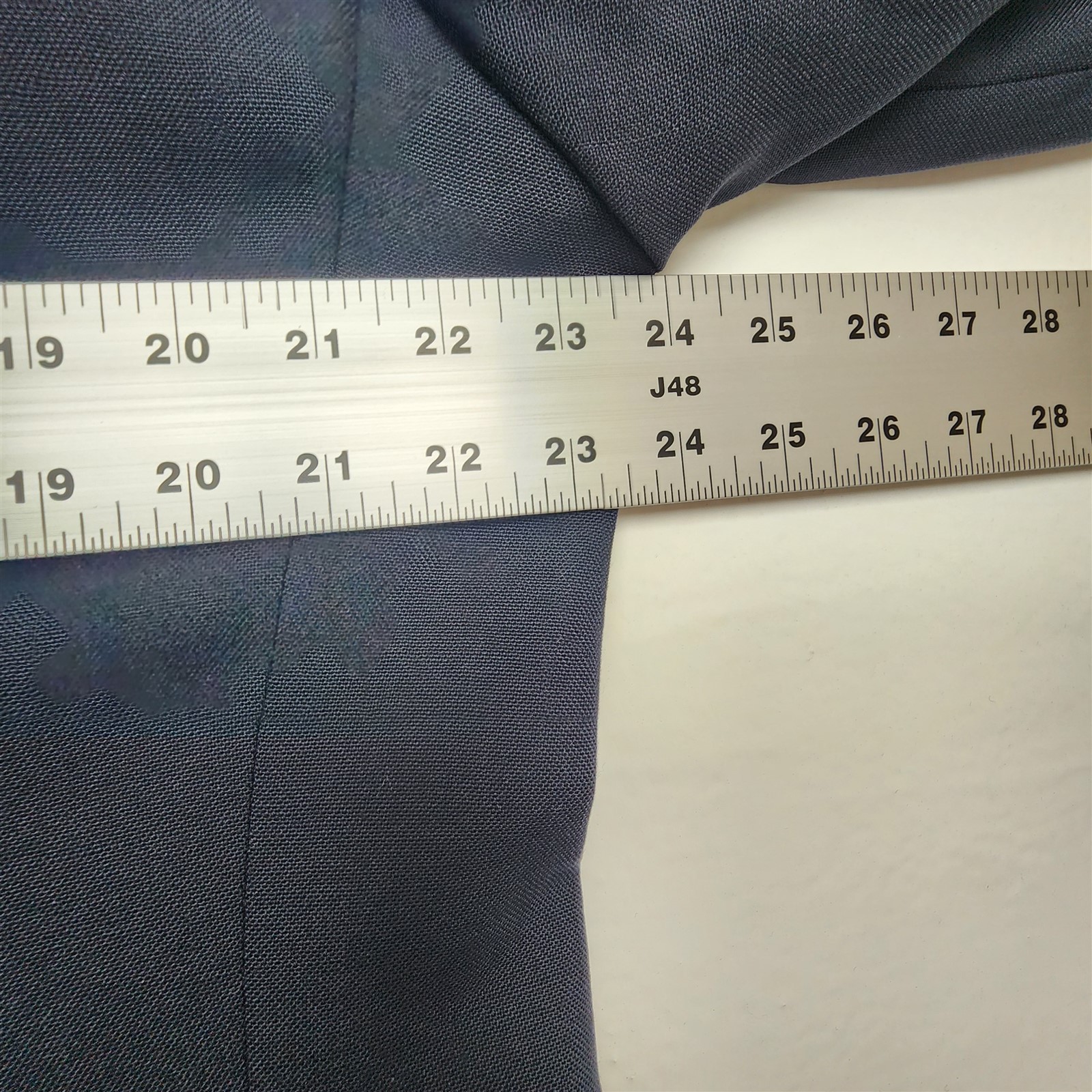 Vtg USA MADE Wimbledon Racquet Club 42R Navy Wool Hopsack Gold Button Blazer