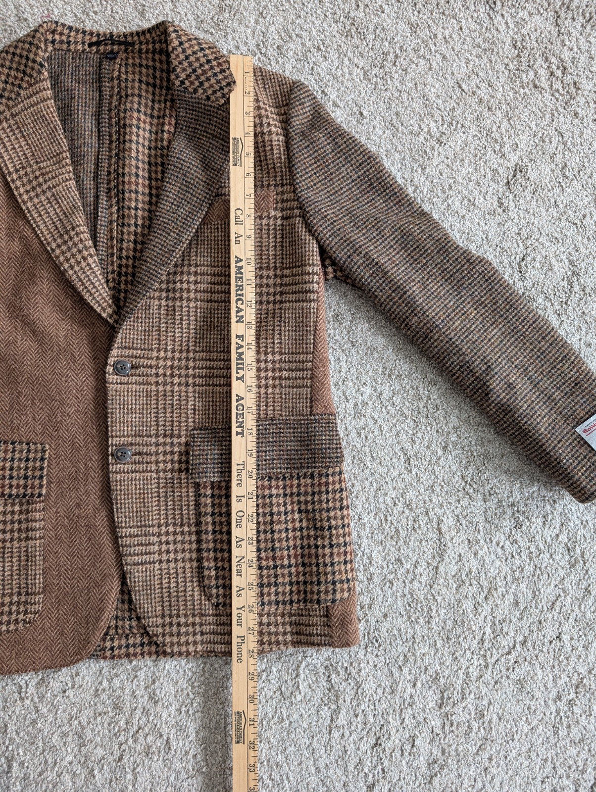 J Crew blazer Kenmare Harris Tweed Scottish wool limited edition mens 41R