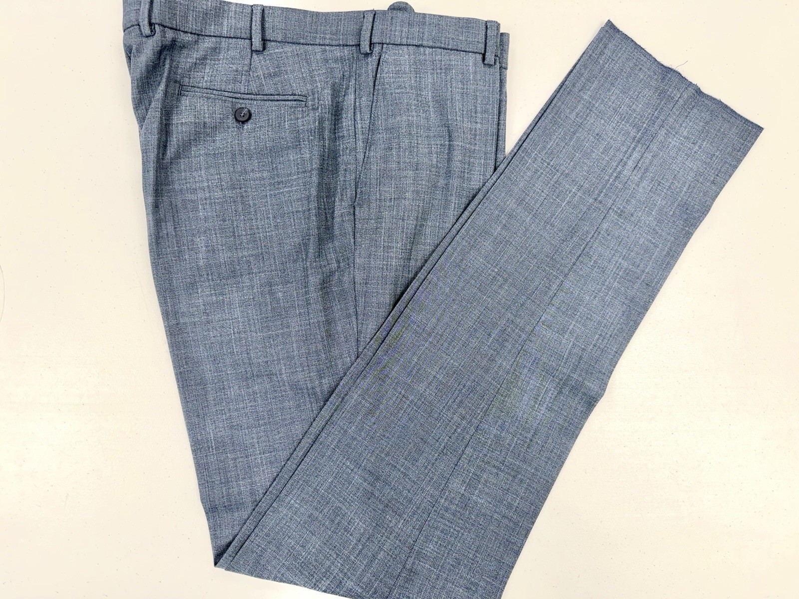 Joseph Abboud Men’s Blue Suit 46L 40X39 $695 Two Button