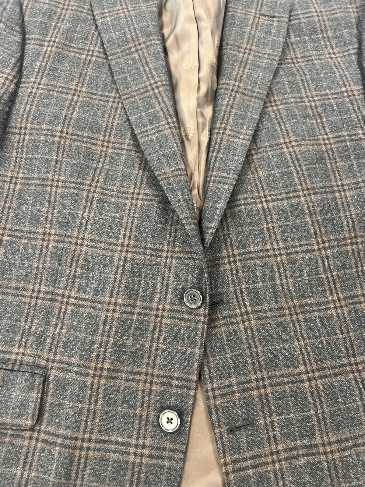 FALL/WINTER Lauren Ralph Lauren Men’s Dark Gray Brown Wool Blend Blazer 48R $495