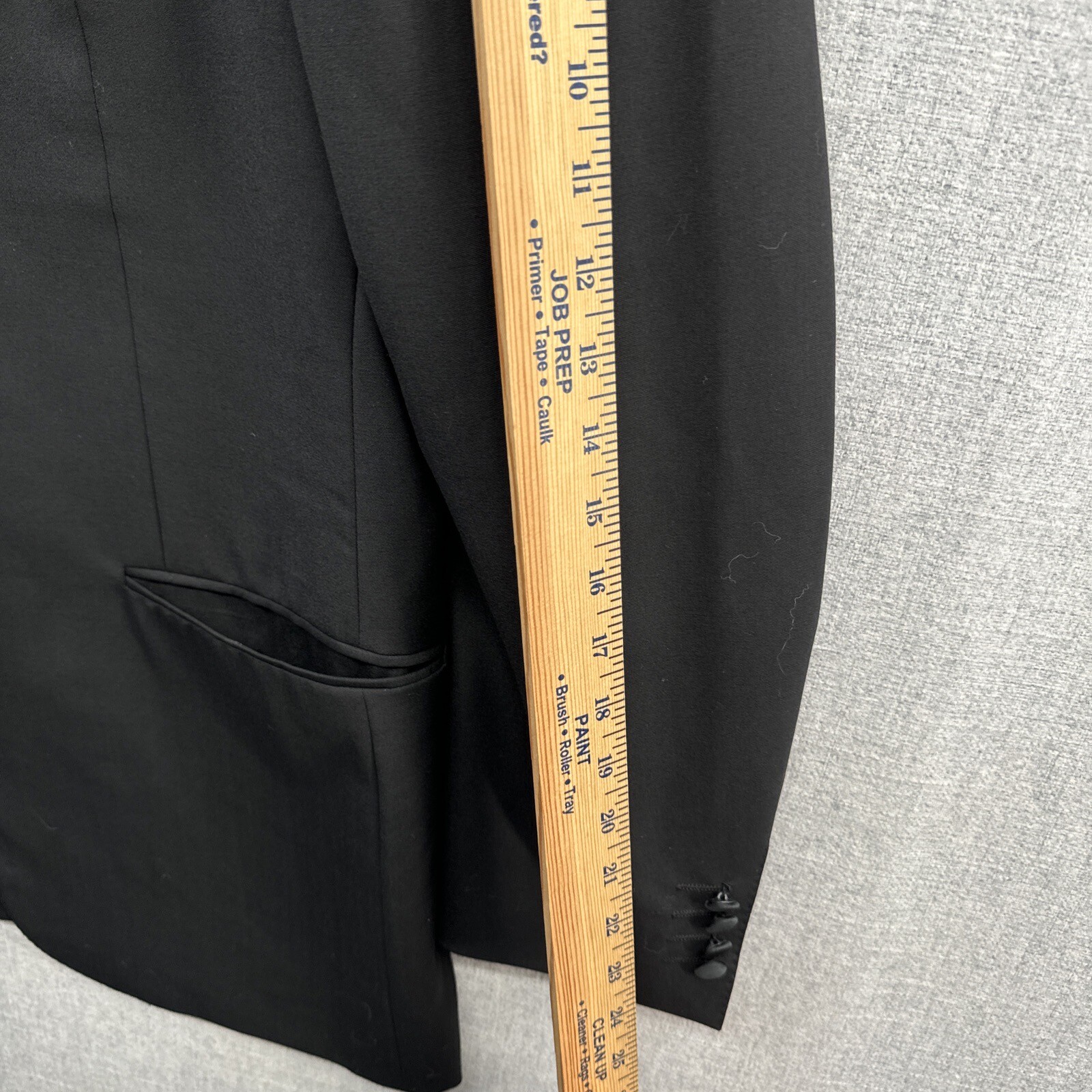 Canali Blazer Jacket Mens EUR 52 / US 42 Black Sports Coat Wool Italy