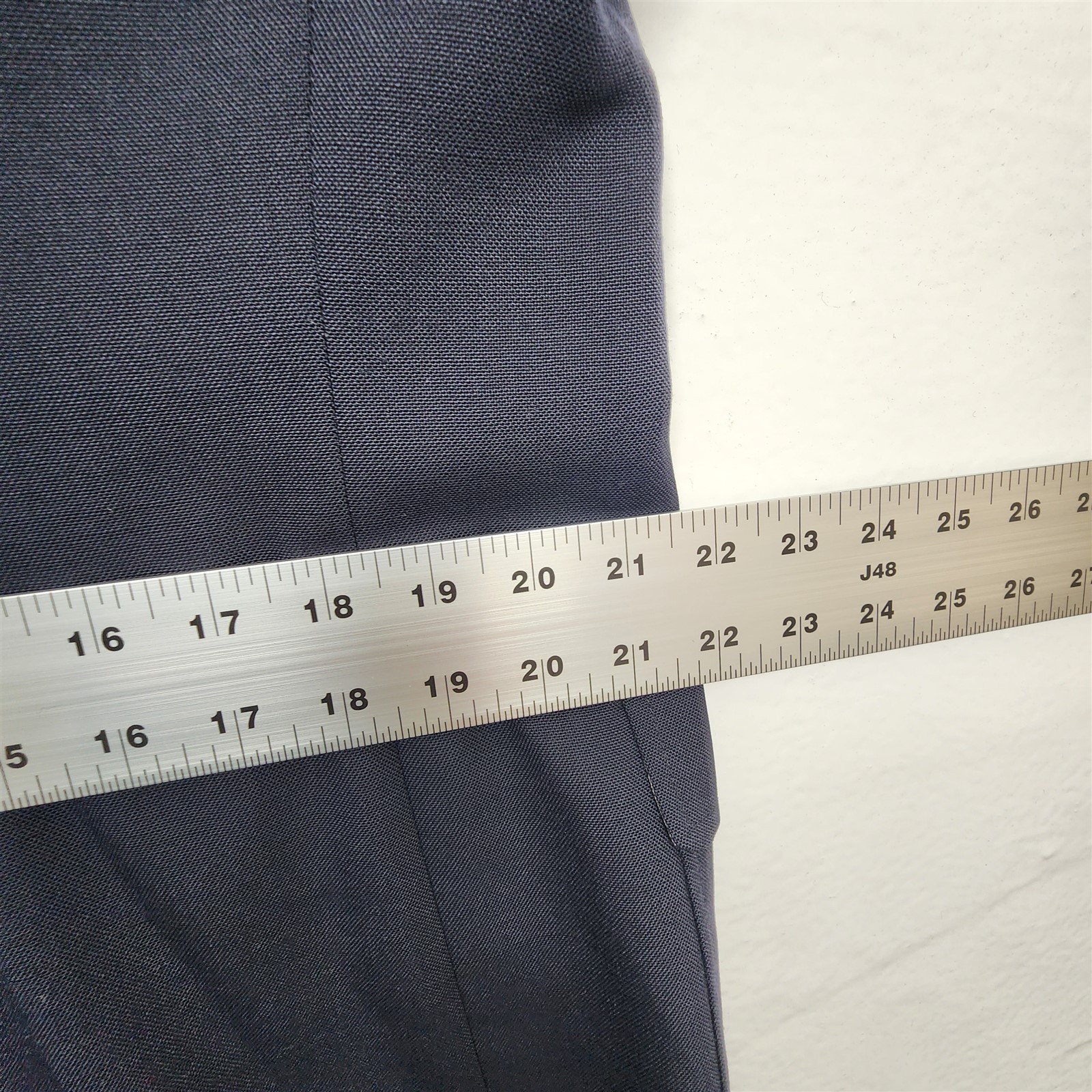 Vtg USA MADE Wimbledon Racquet Club 42R Navy Wool Hopsack Gold Button Blazer