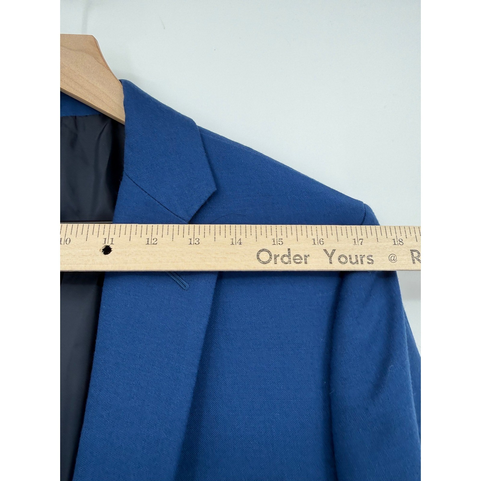 J Crew Suit Mens 40R Blue Thompson Blazer Pants 32×30 Slim Wool Blend