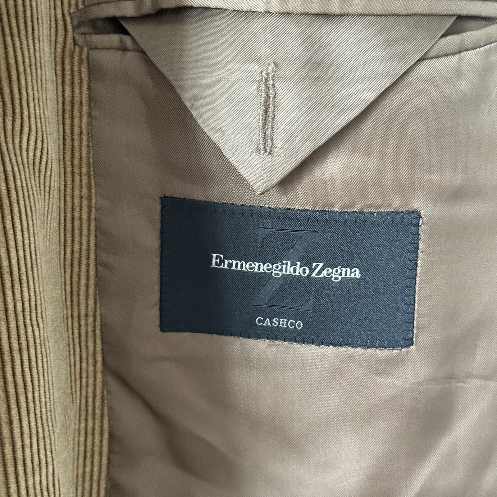 Ermenegildo Zegna CASHCO Corduroy Blazer Made In Italy Money SEE MEASUREMENTS